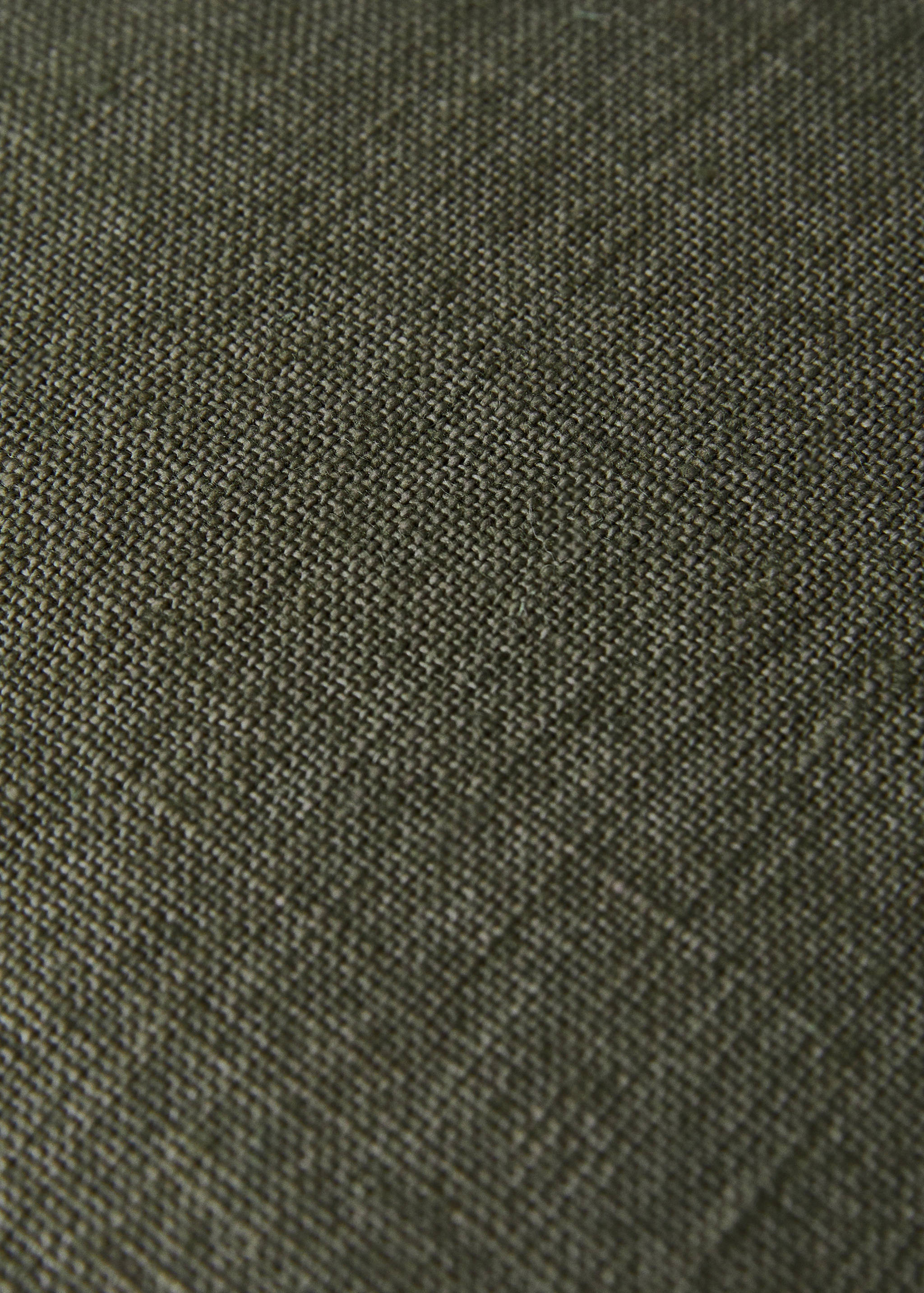 Dvoubarevný lněný povlak na polštářek 45 x 45 cm - Detail zboží 4