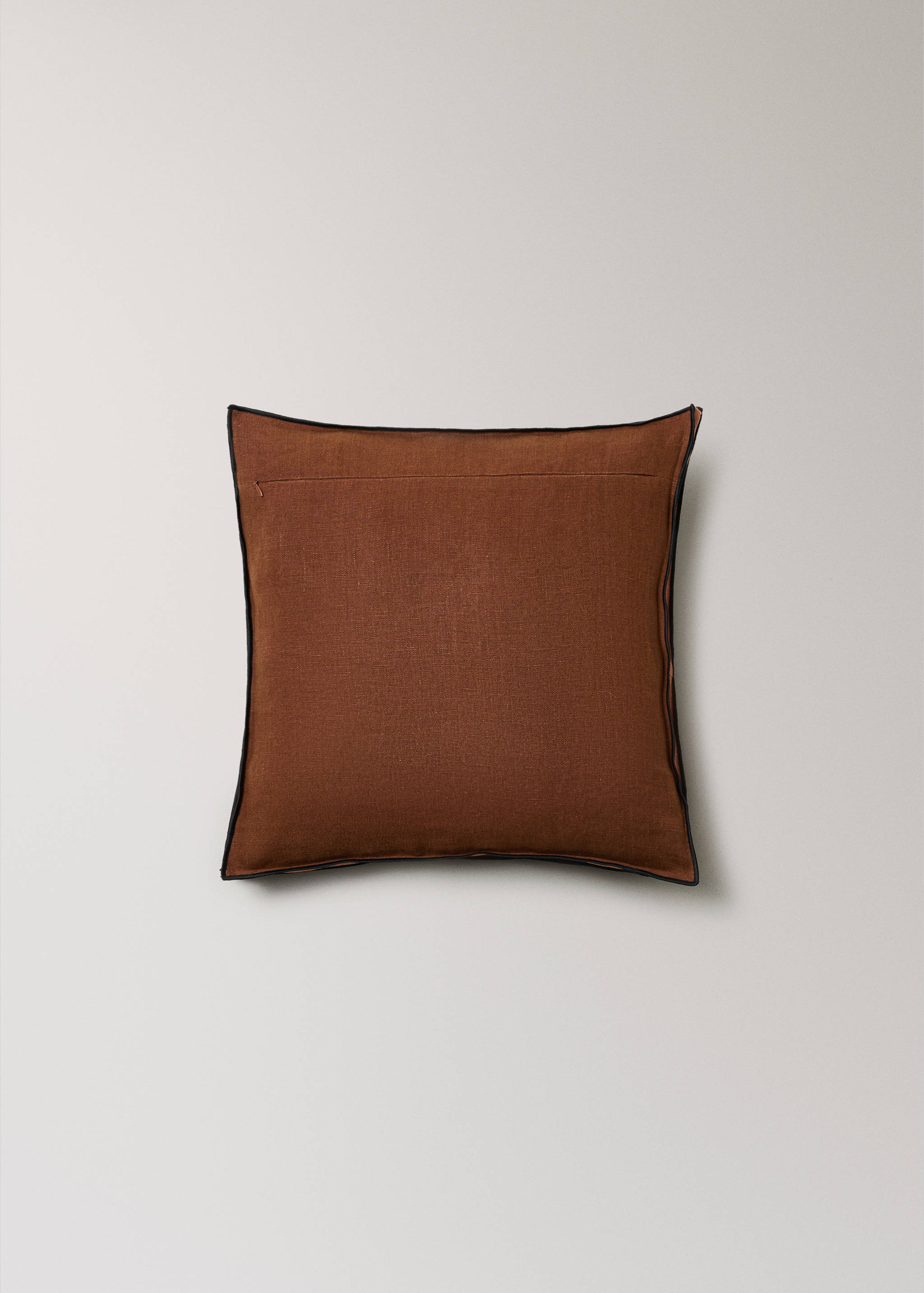 Dvoubarevný lněný povlak na polštářek 45 x 45 cm - Detail zboží 1