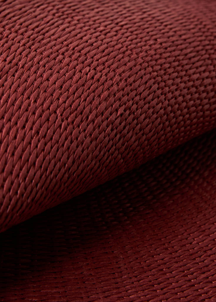 Round paper placemat — Burnt Orange