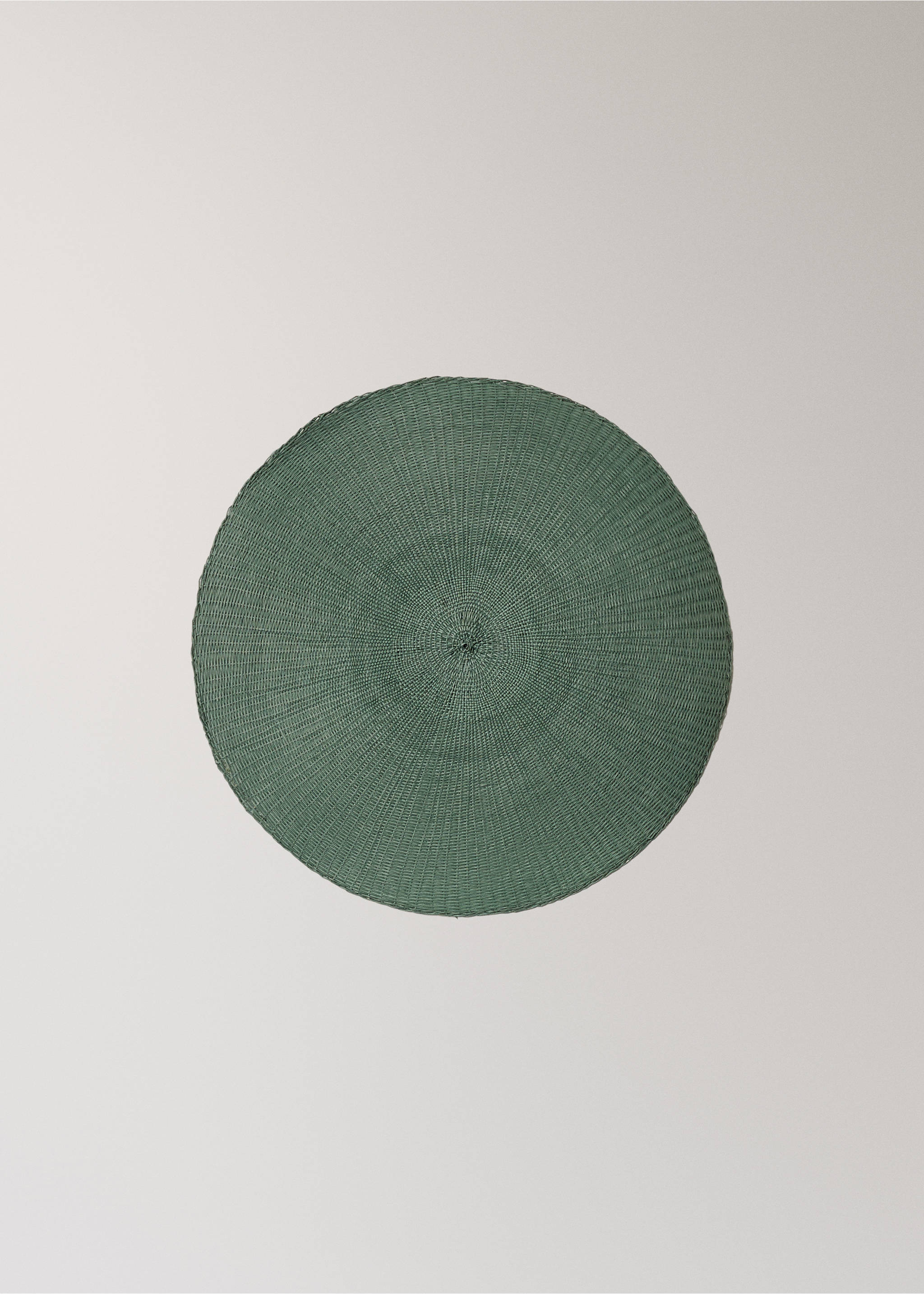 Coloured paper placemat - Article without model, Green. Ref: 17013324-00.