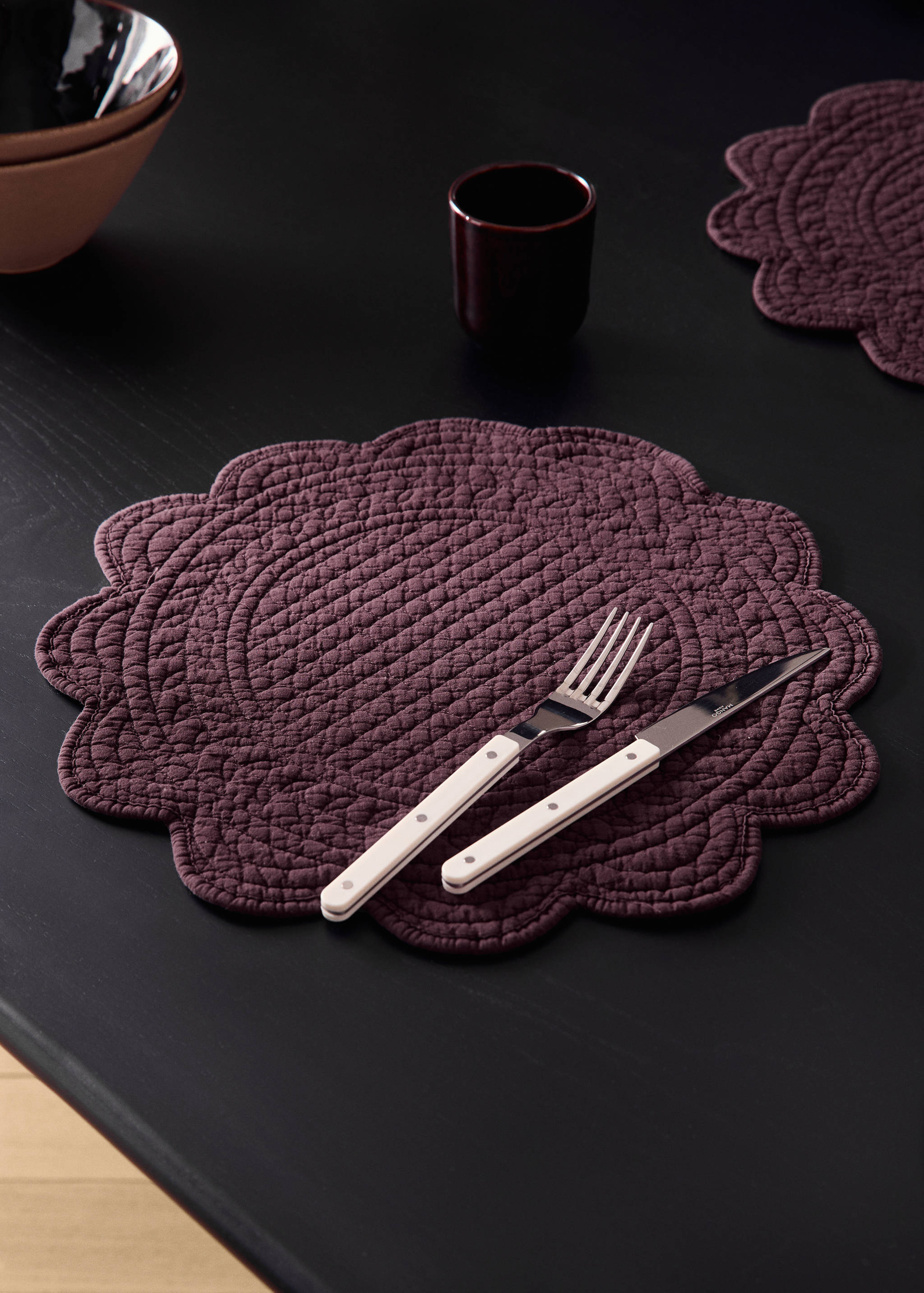 Napron matlasat rotund - Plan general