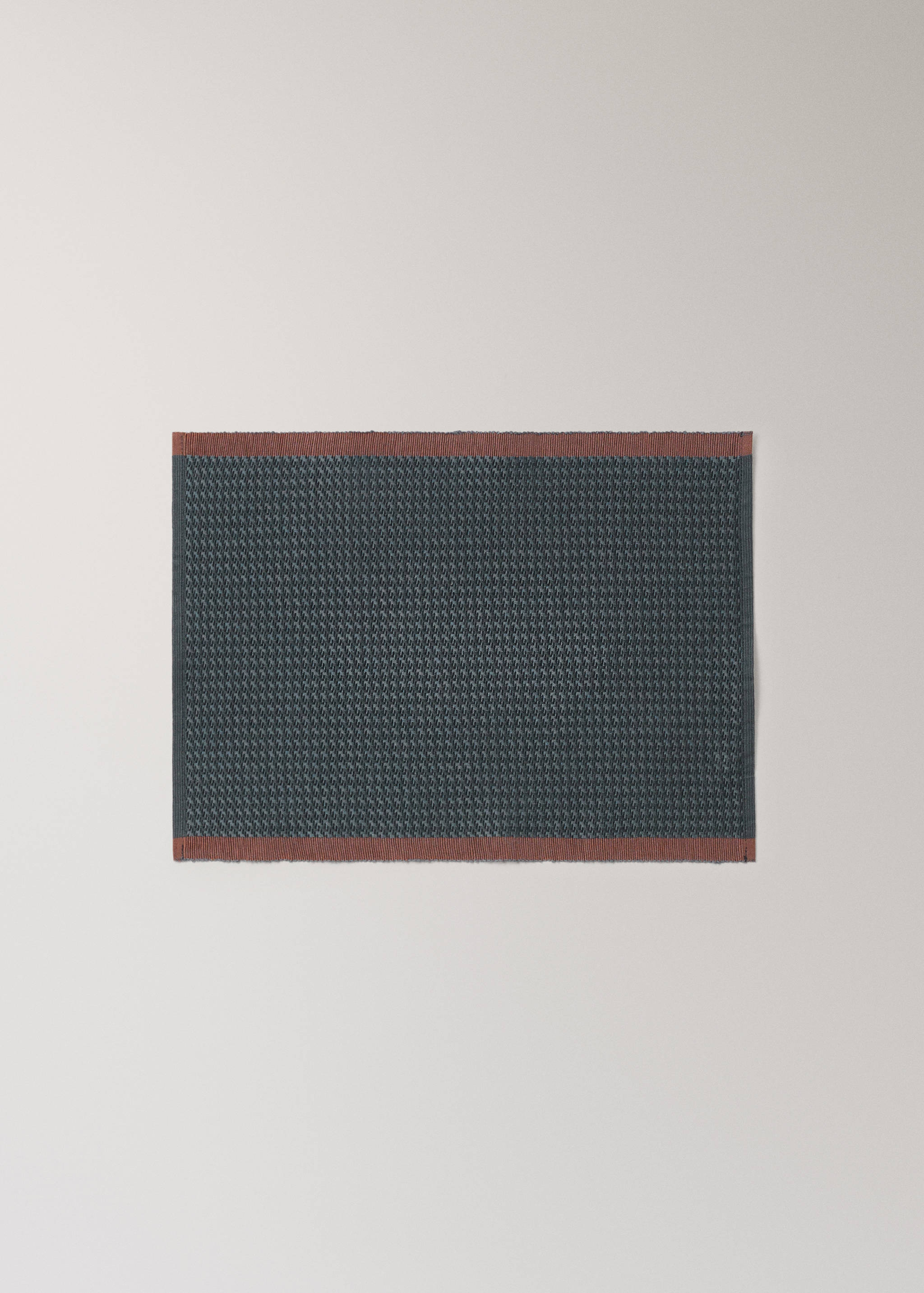 100% cotton check placemat - Article without model