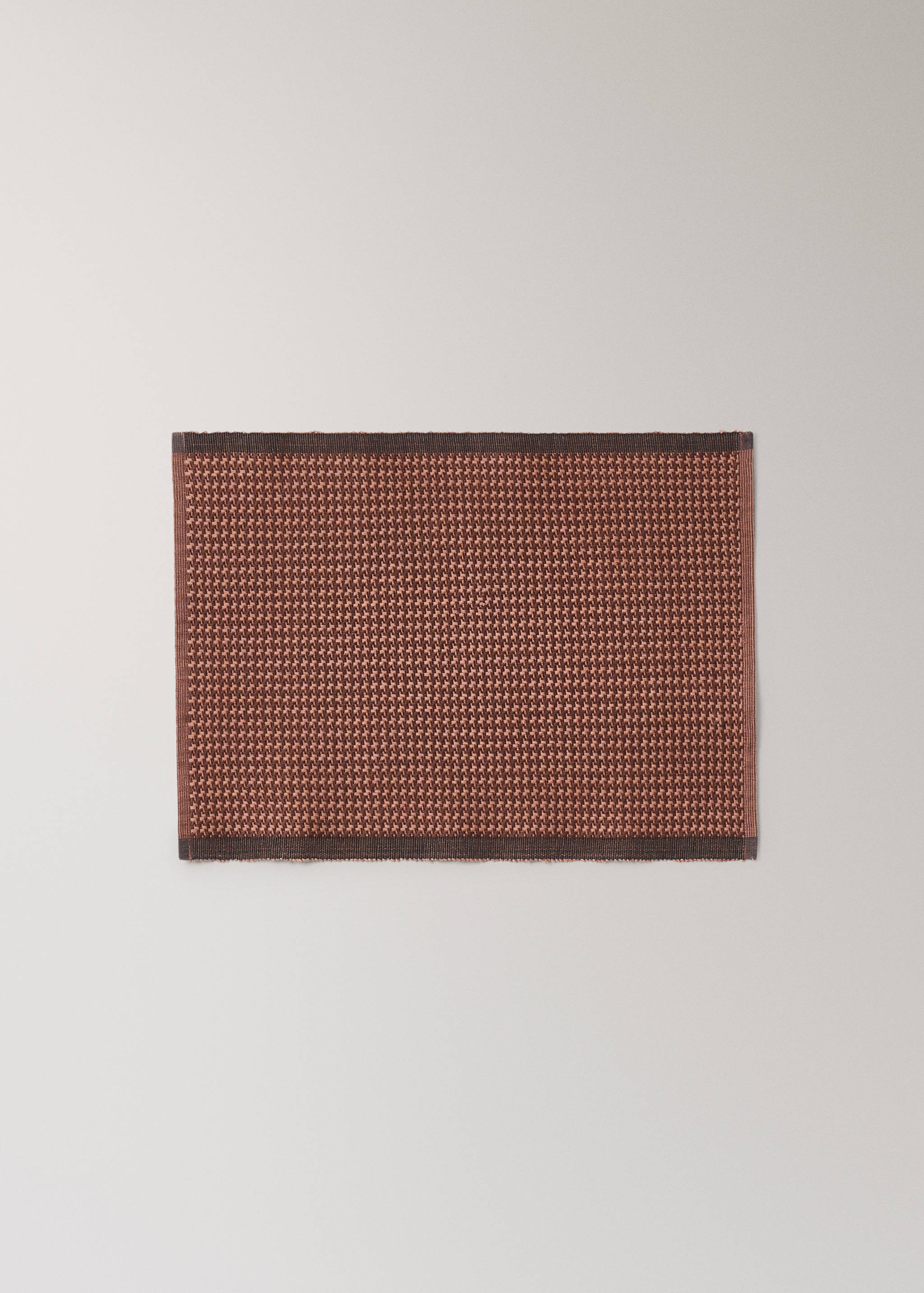 100% cotton check placemat - Article without model