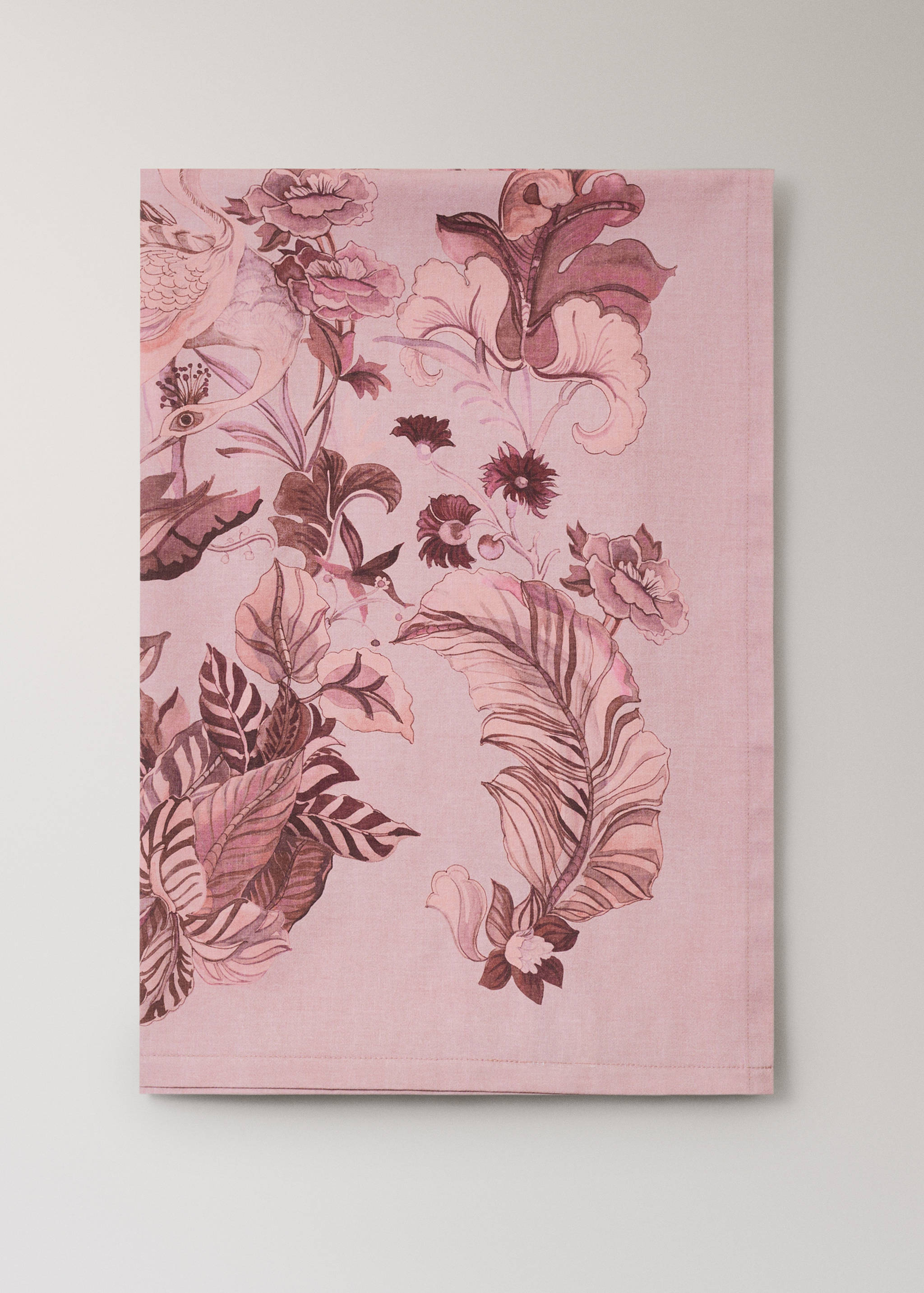 Cotton tablecloth with floral design for 2 to 4 diners - Details of the article 3