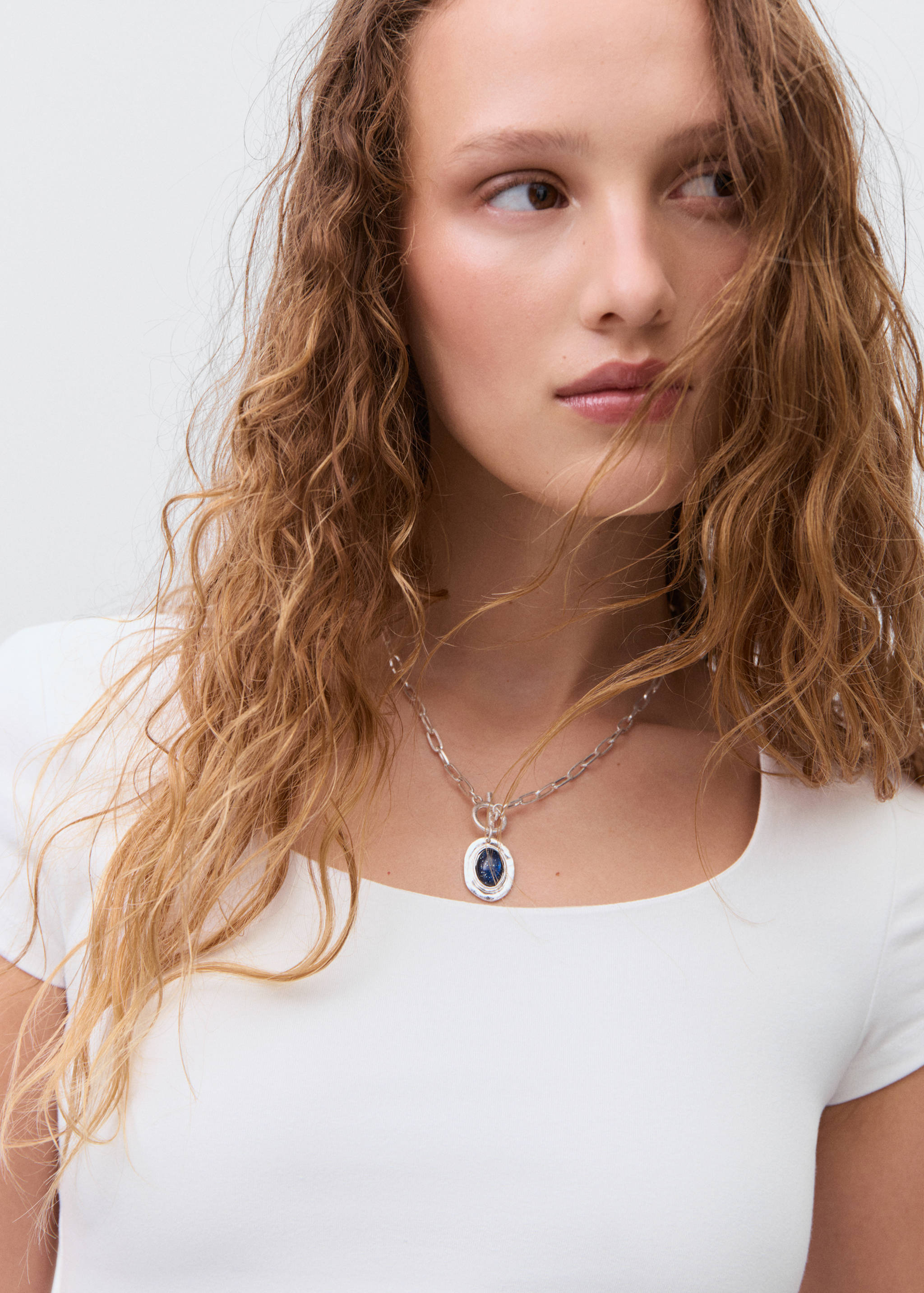 T-shirt coton ajusté - Détail de l'article 1