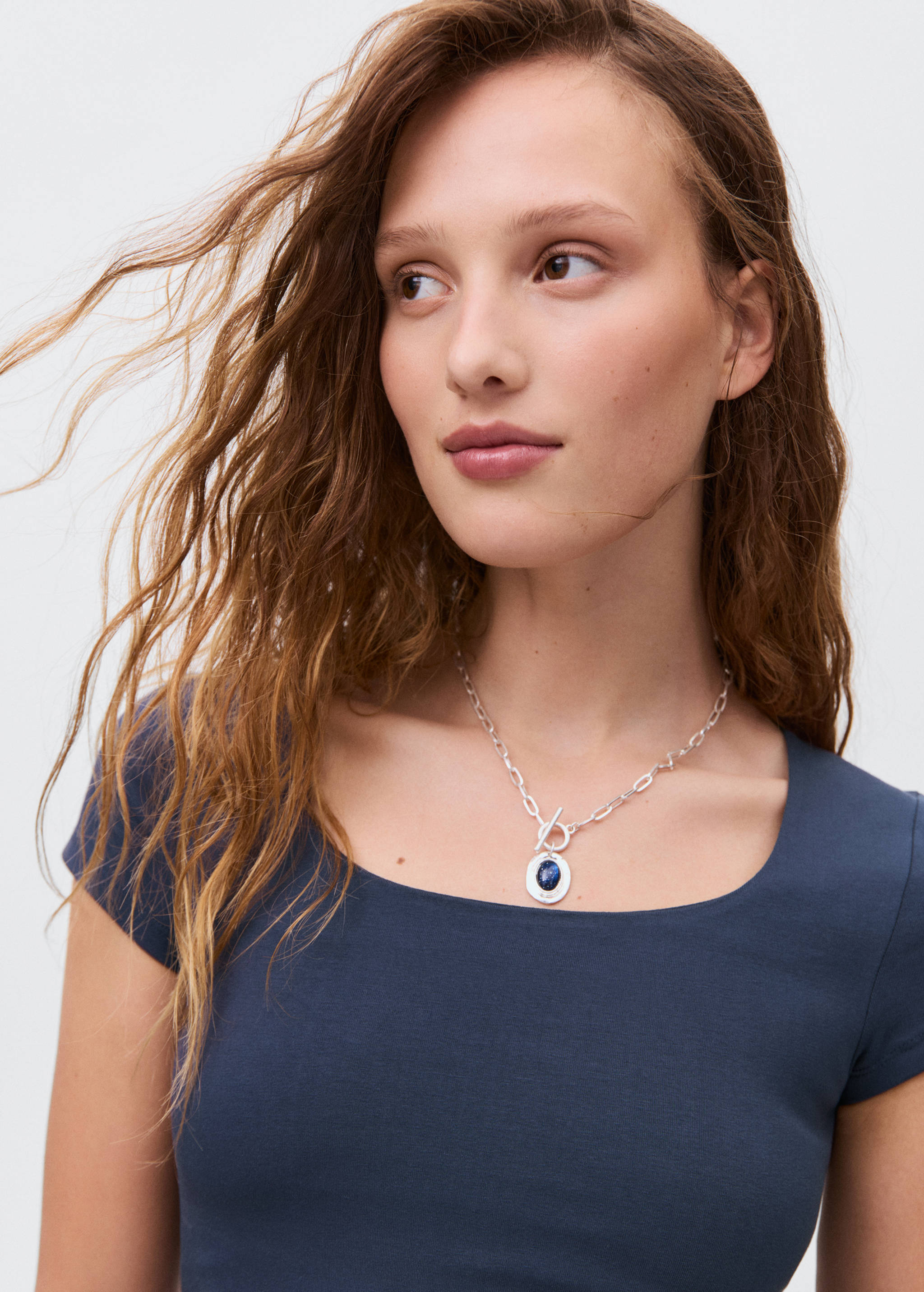 T-shirt coton ajusté - Détail de l'article 1