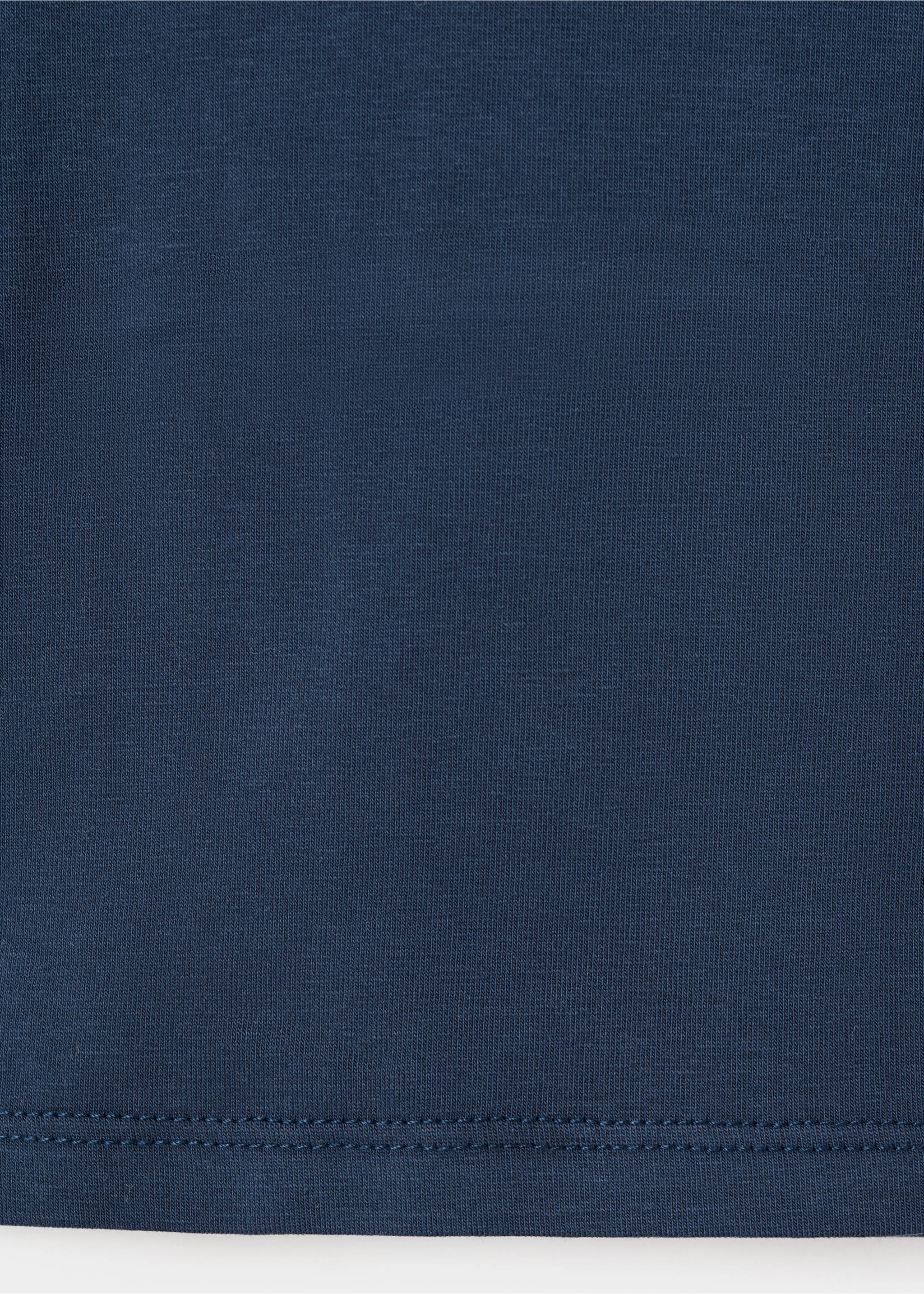 Camiseta algodón entallada - Detalle del artículo 0, Azul marino. Ref: 17013337-00.
