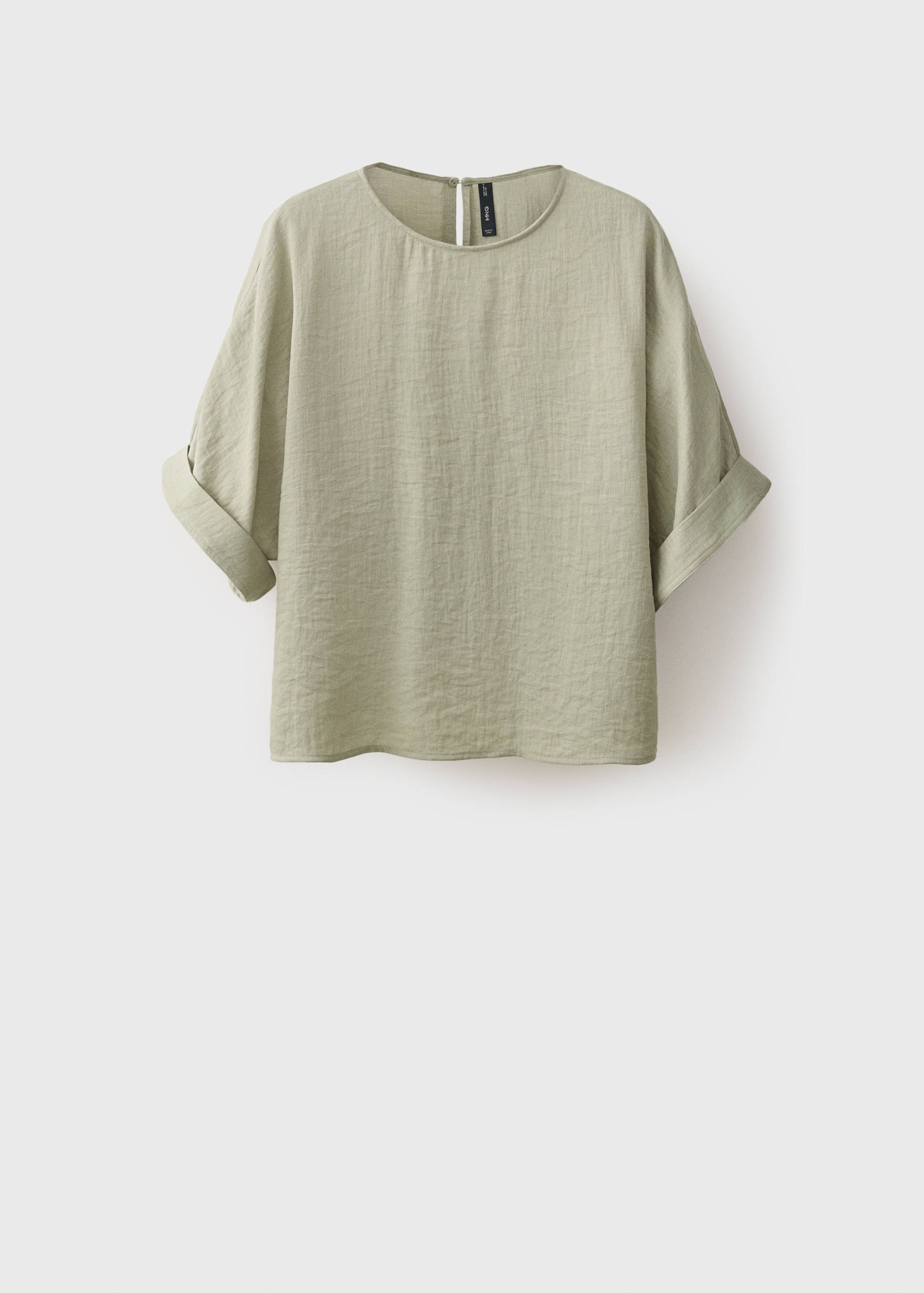 Blusa oversize manga vuelta - Artículo sin modelo