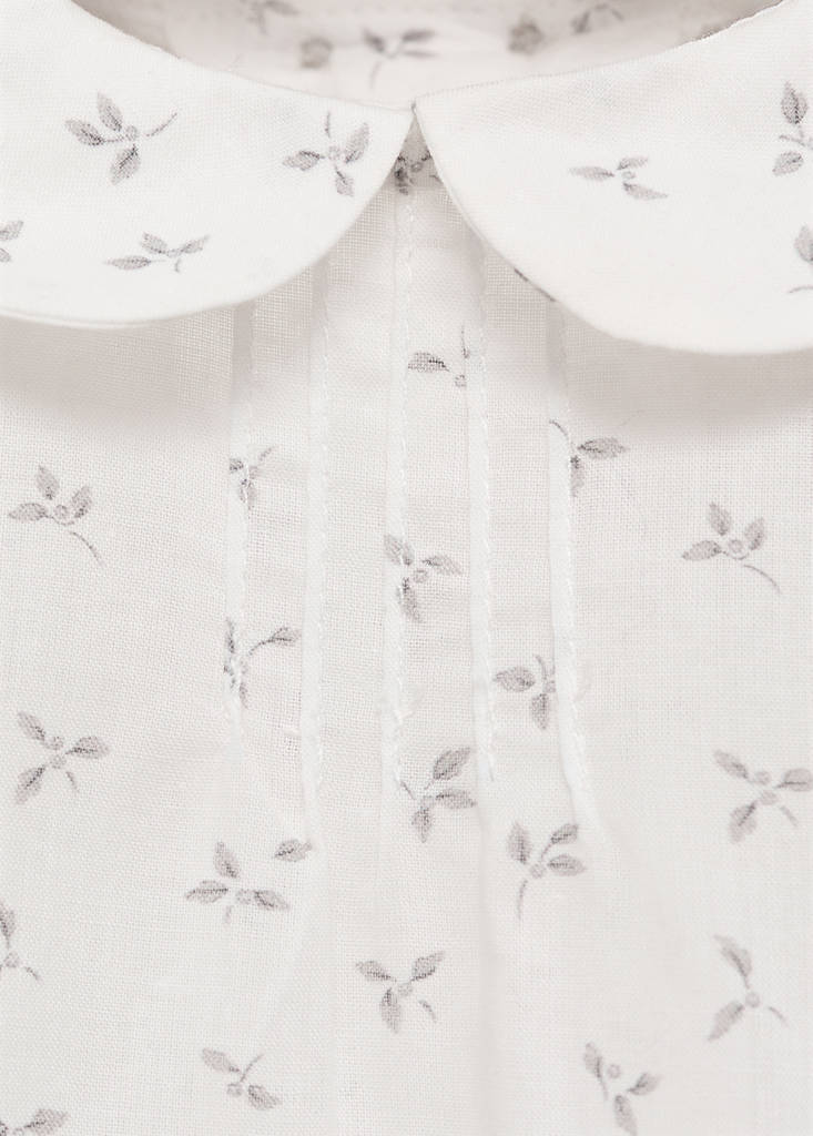Floral print blouse — Off White