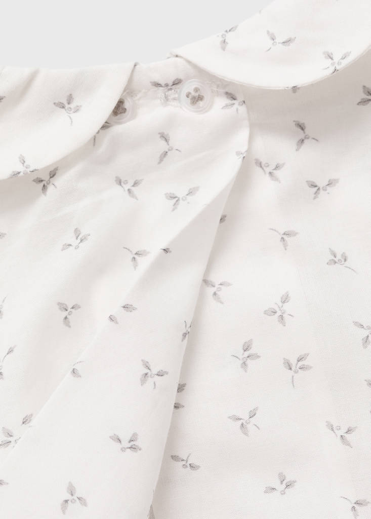 Floral print blouse — Off White
