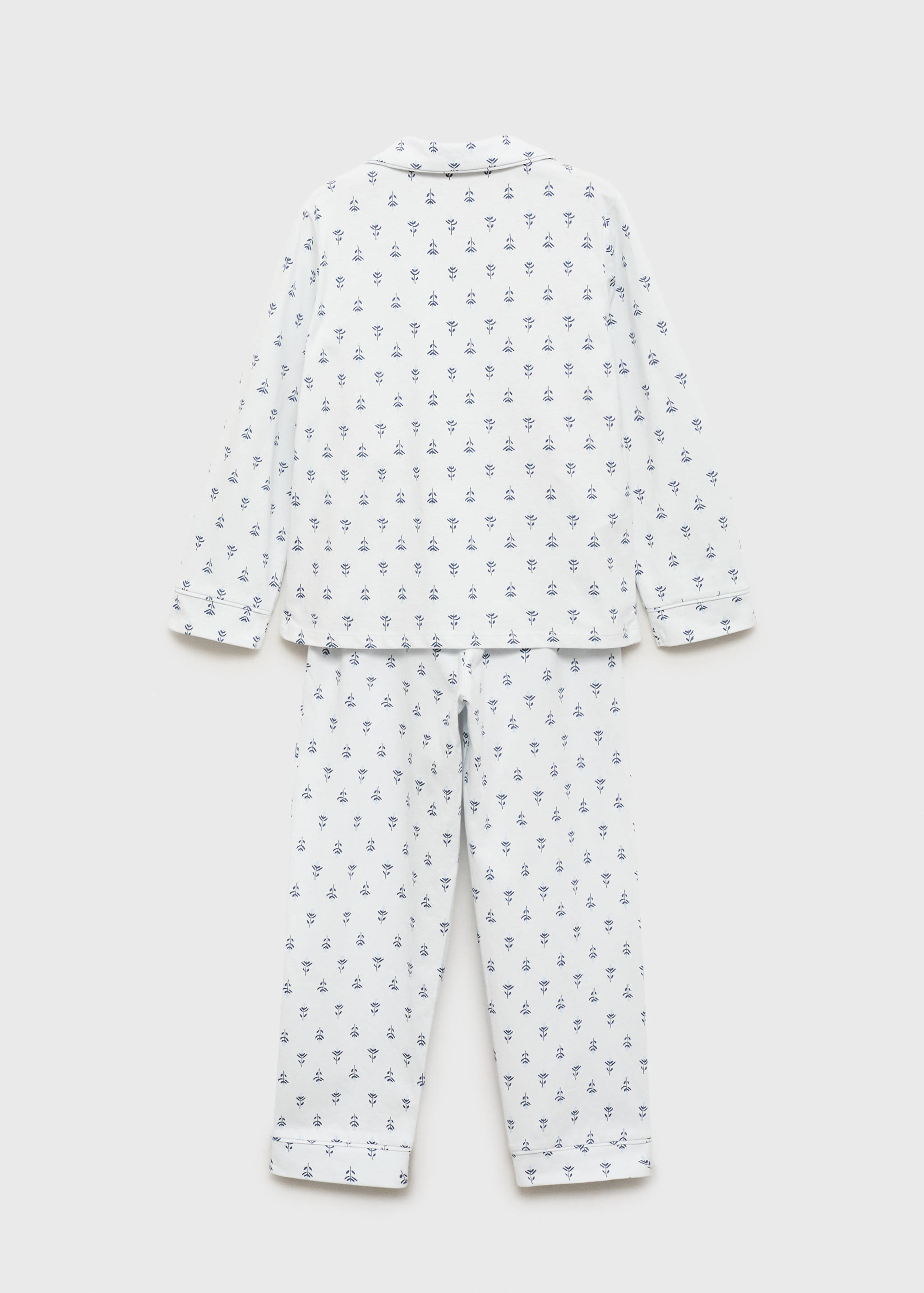 Floral-print pyjamas - Reverse of the article