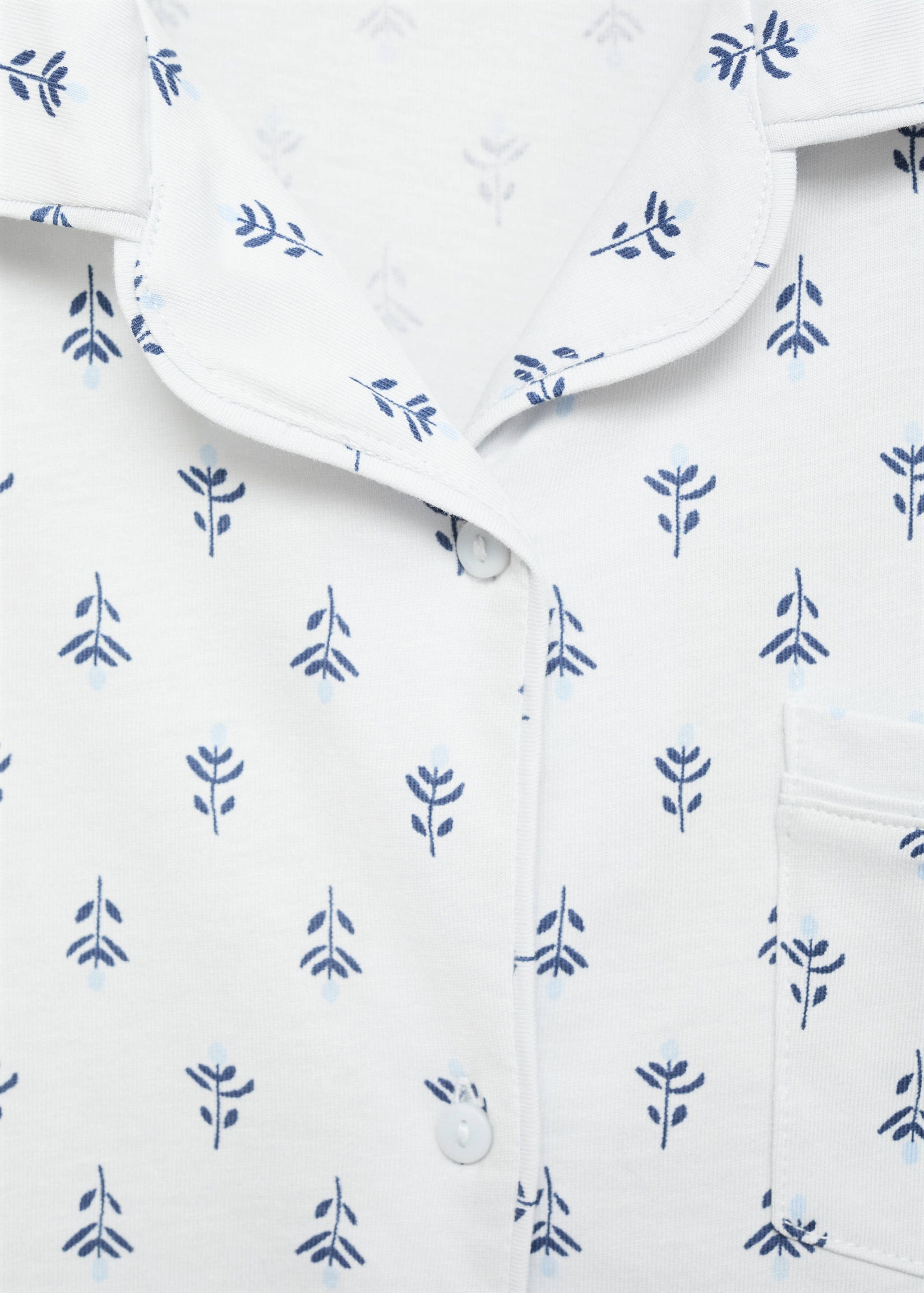 Floral-print pyjamas - Details of the article 8