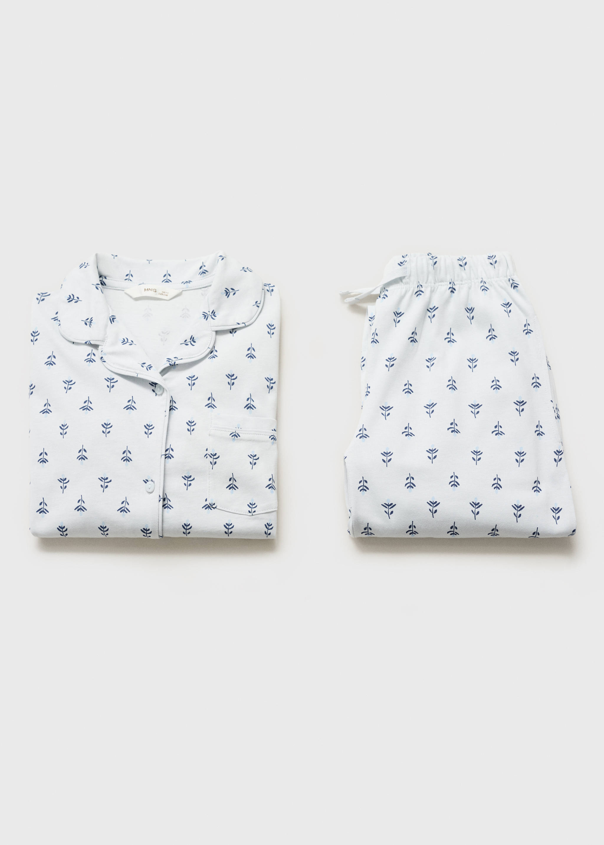 Floral-print pyjamas - Details of the article 0