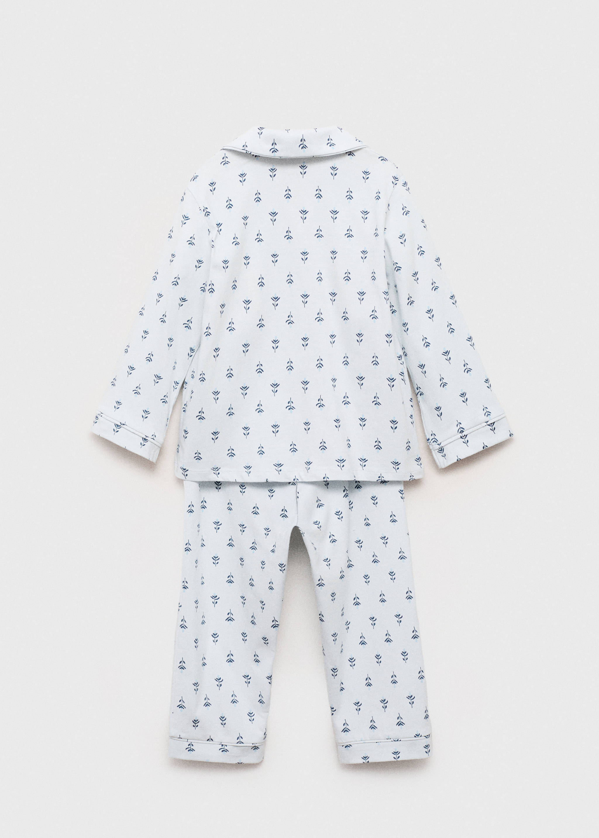 Pijama estampado floral - Reverso del artículo