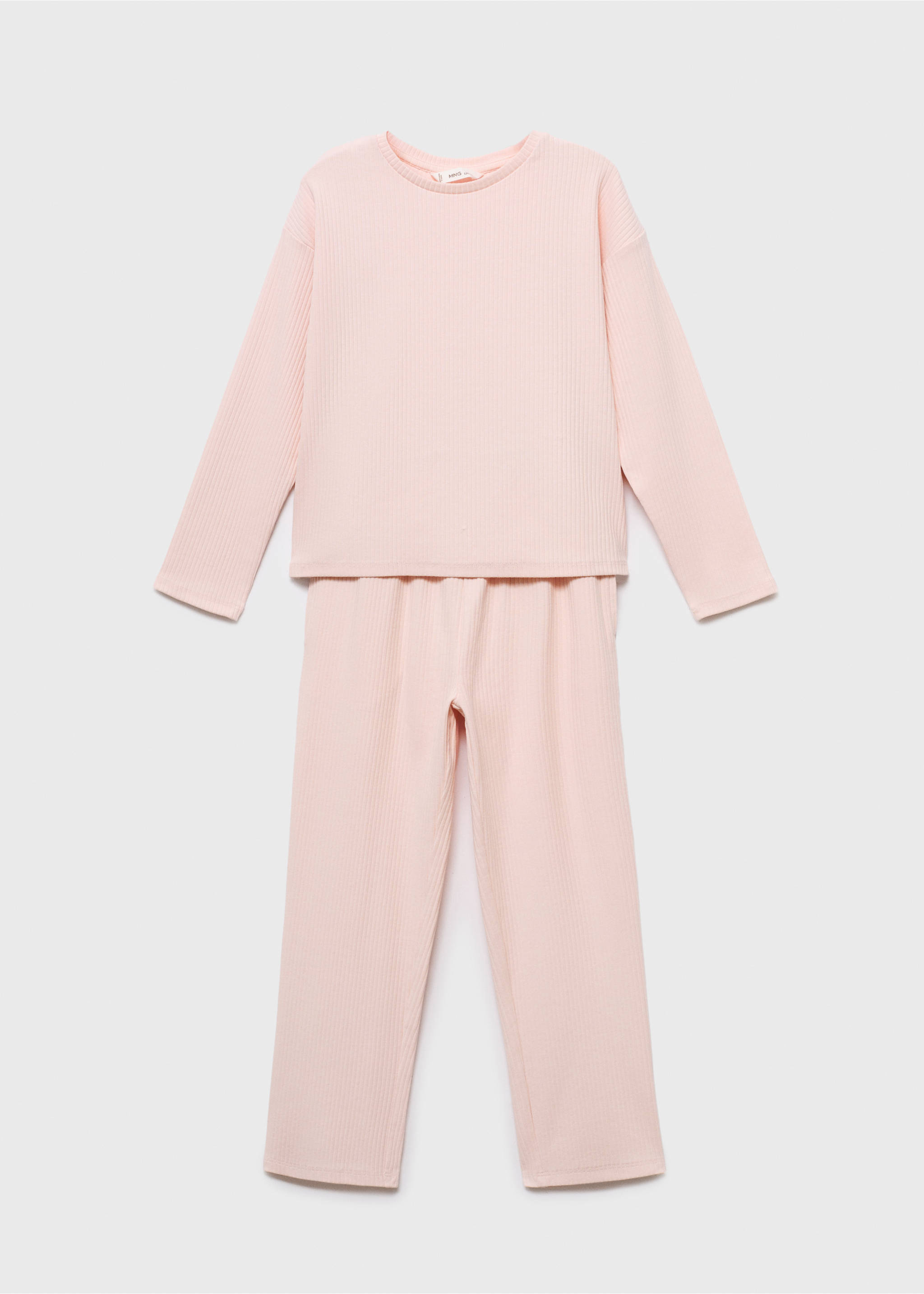 Pyjama long en coton - Article sans modèle, Rose pastel. Ref: 17013807-00.