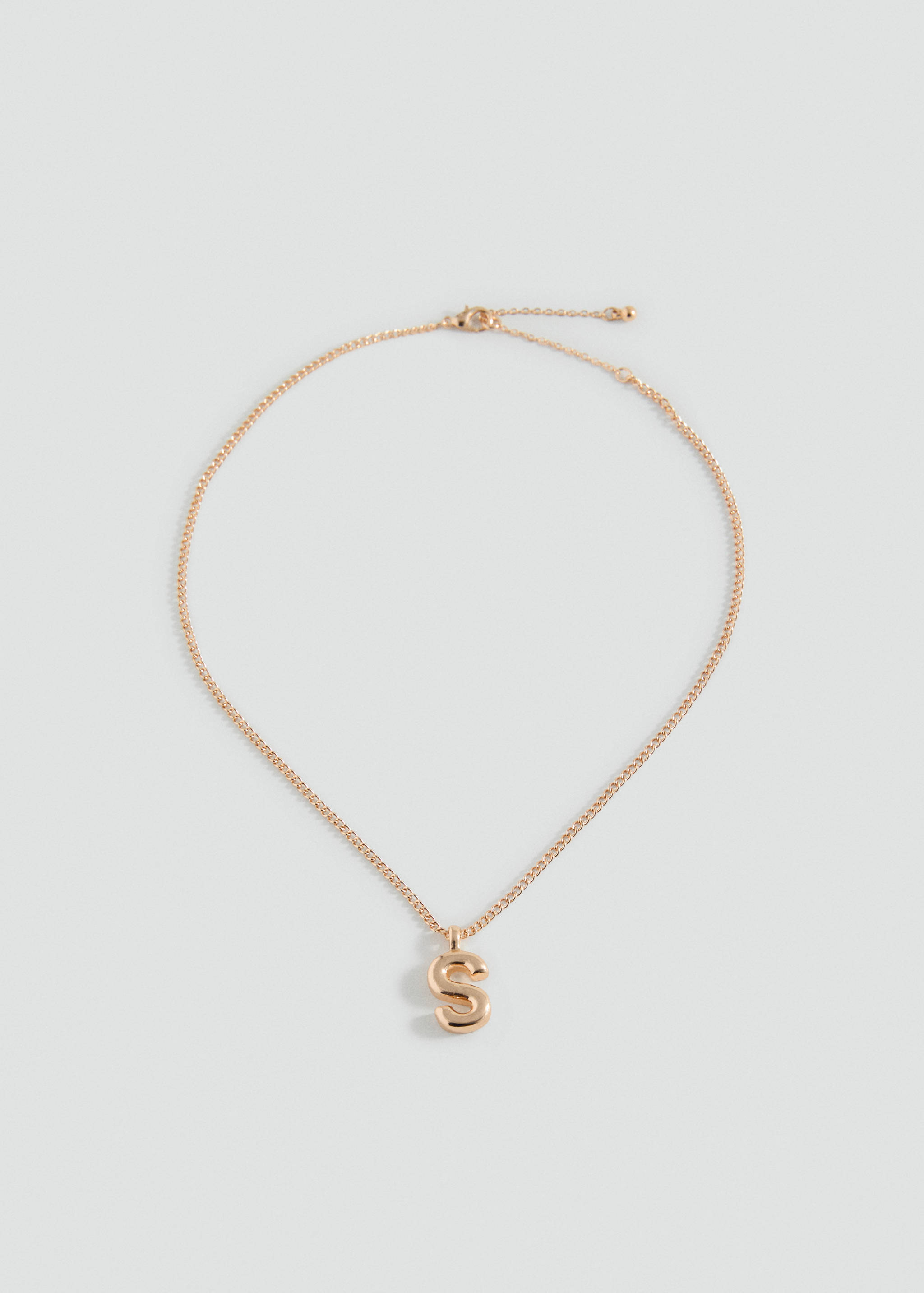 Colar com pingente de letra - Artigo sem modelo