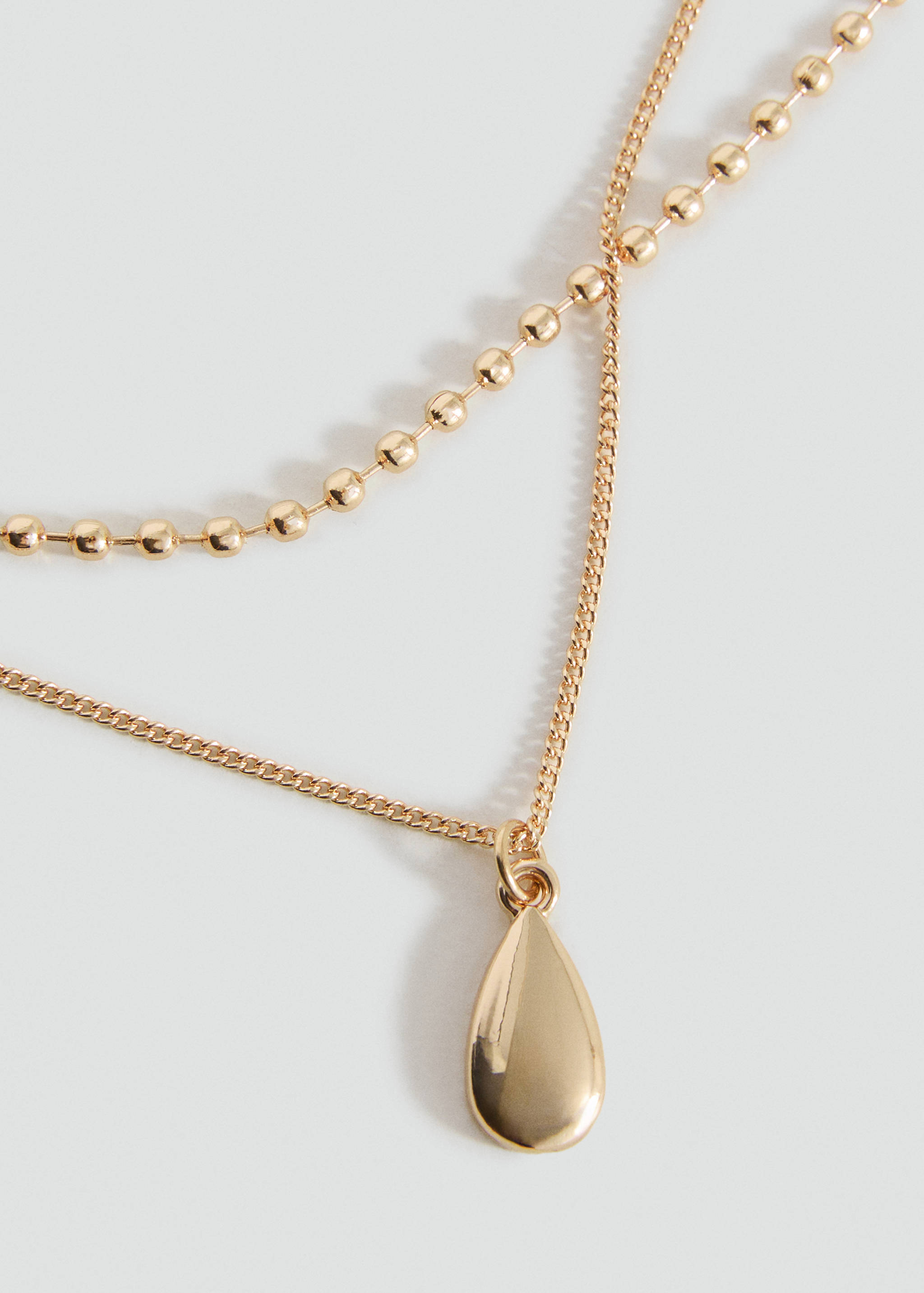 2er-Pack Glieder-Halsketten - Mittlere Ansicht