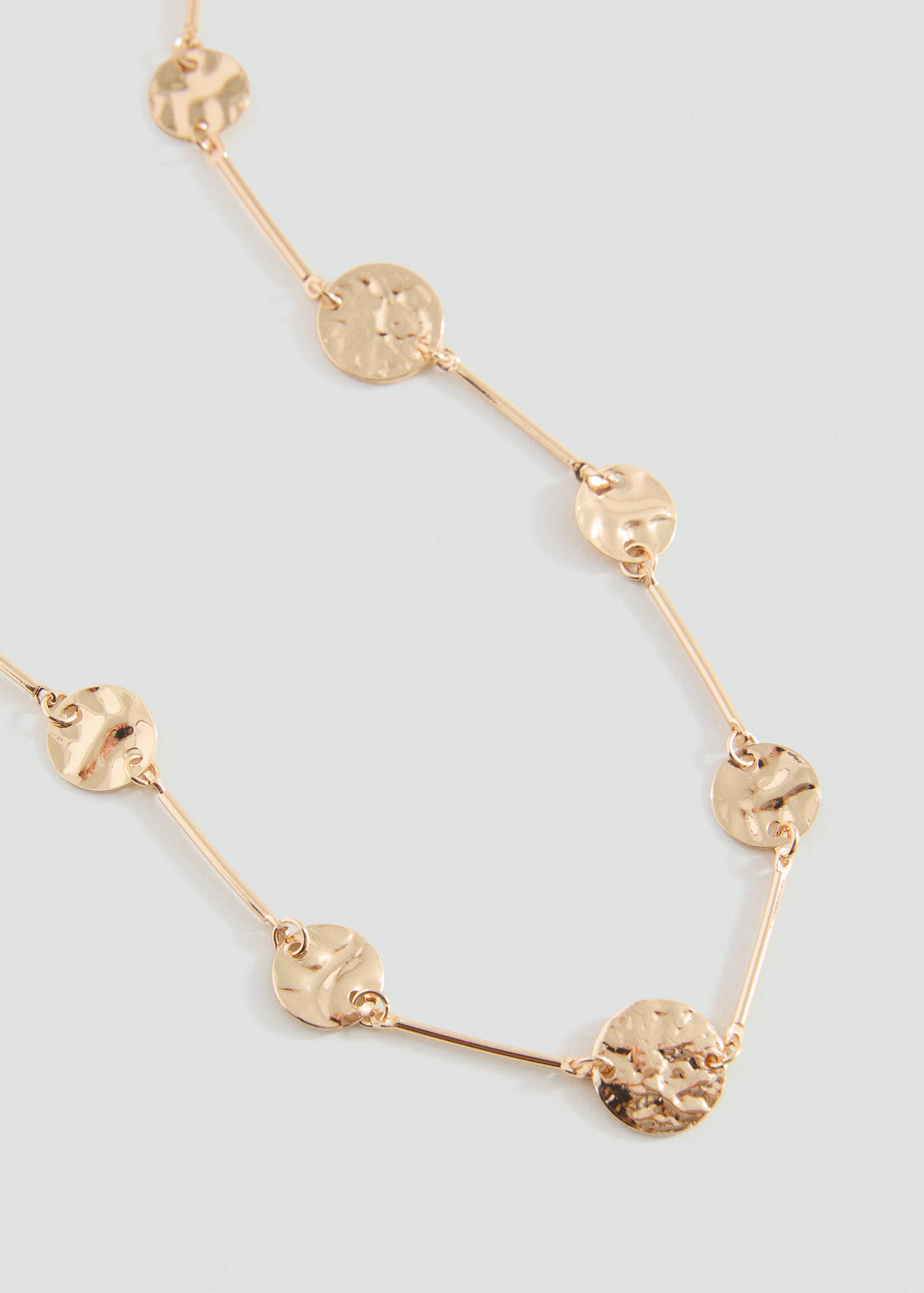 Coin charm necklace - Medium plane