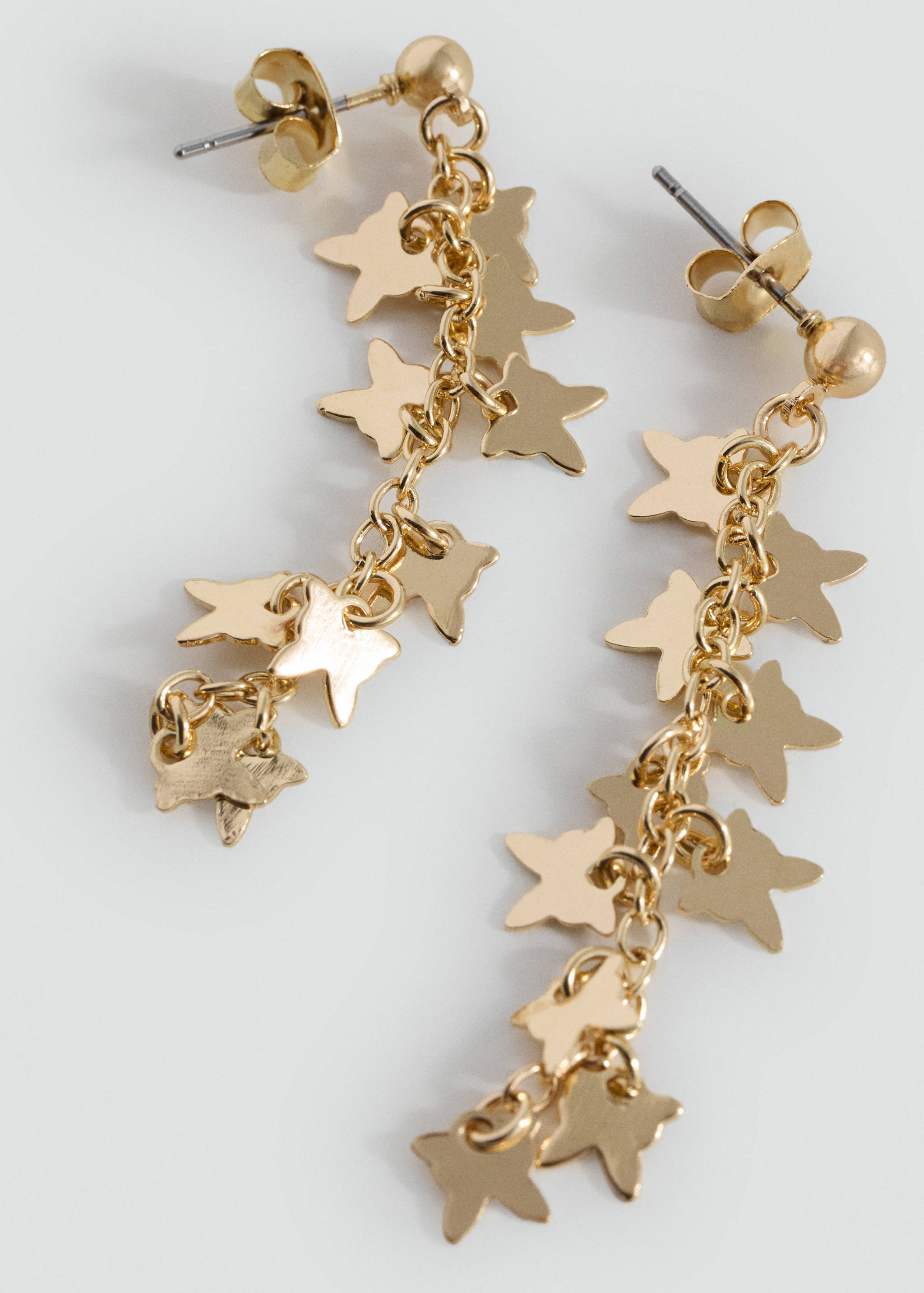 Schmetterling-Ohrringe - Mittlere Ansicht