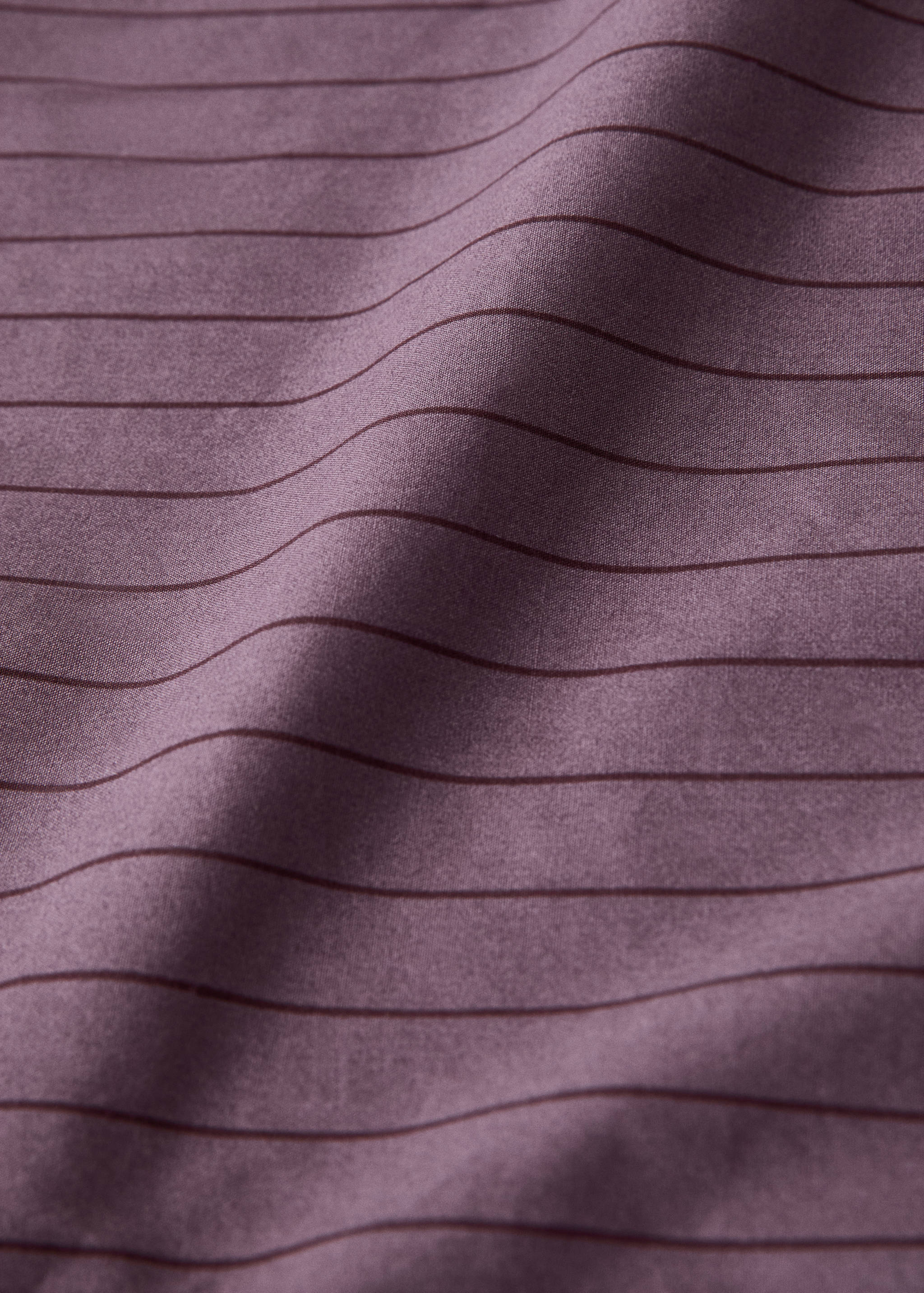 Reversible percale cotton striped duvet cover for 135/140 cm bed - Details of the article 2