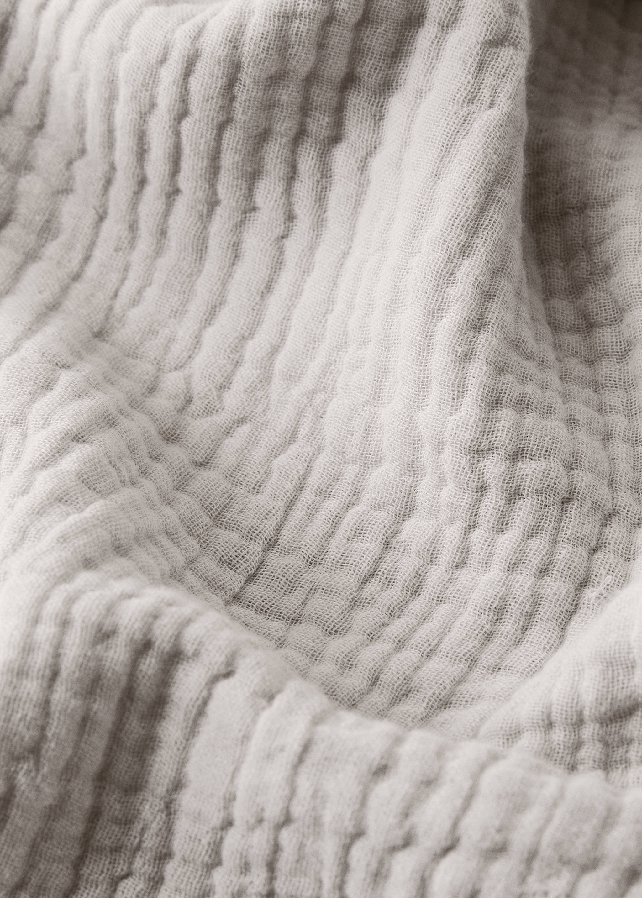 Cotton gauze duvet cover single bed - Details of the article 2