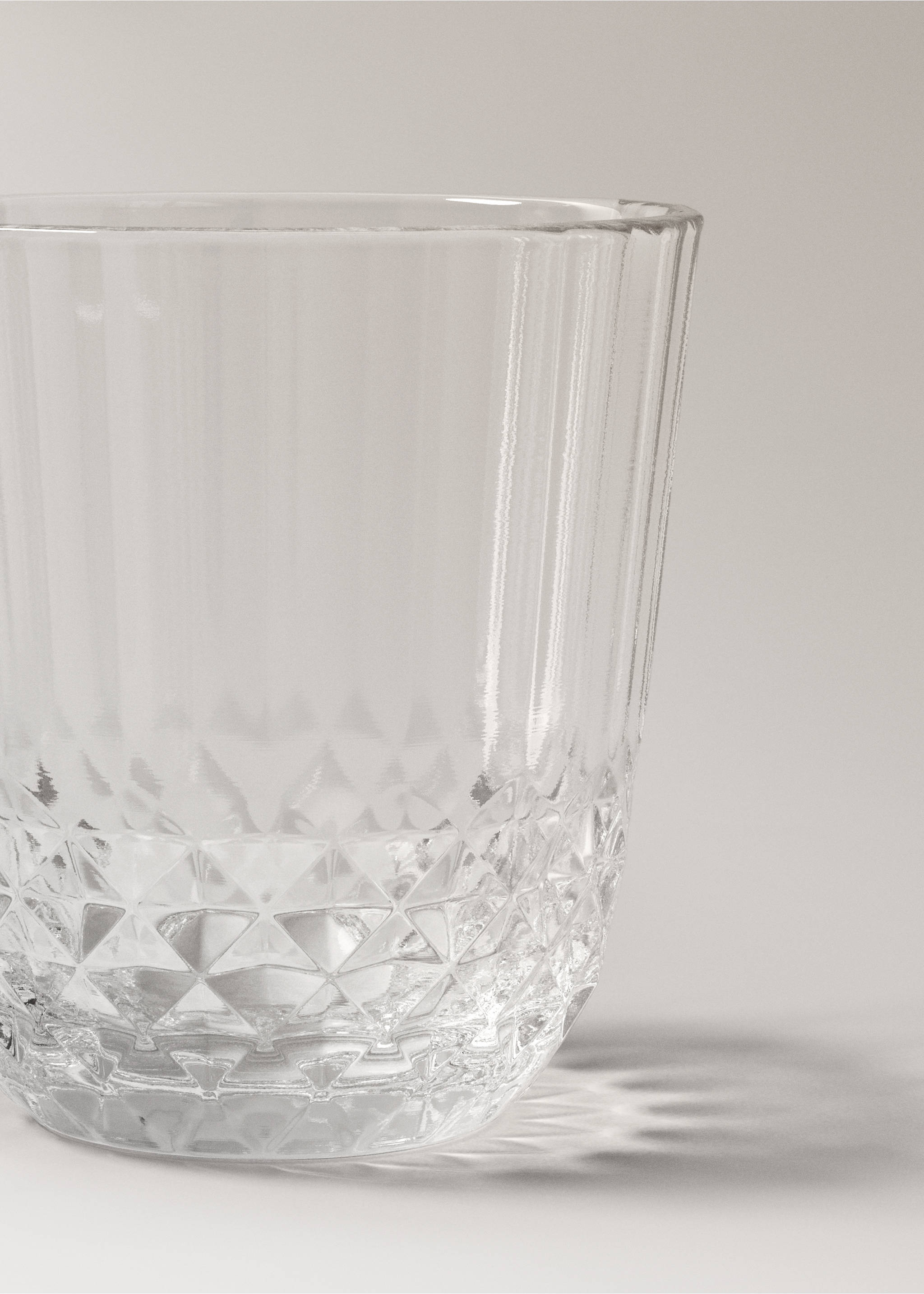 Embossed glass - Details of the article 2, Off White. Ref: 17013831-00.