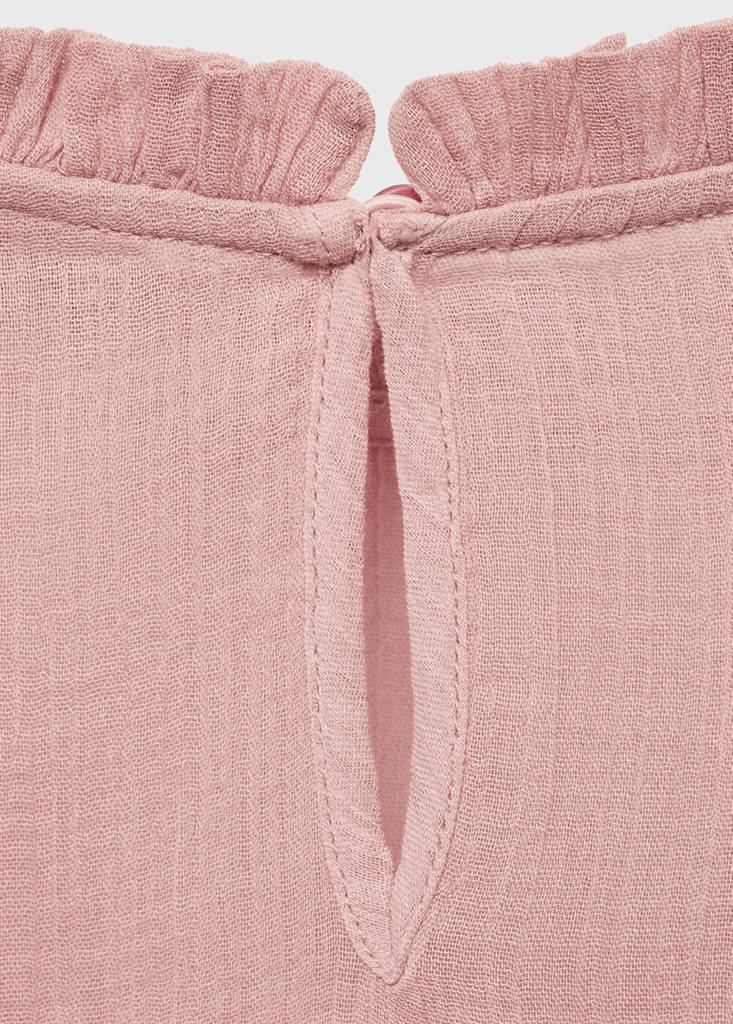 Ruffled blouse — Pink