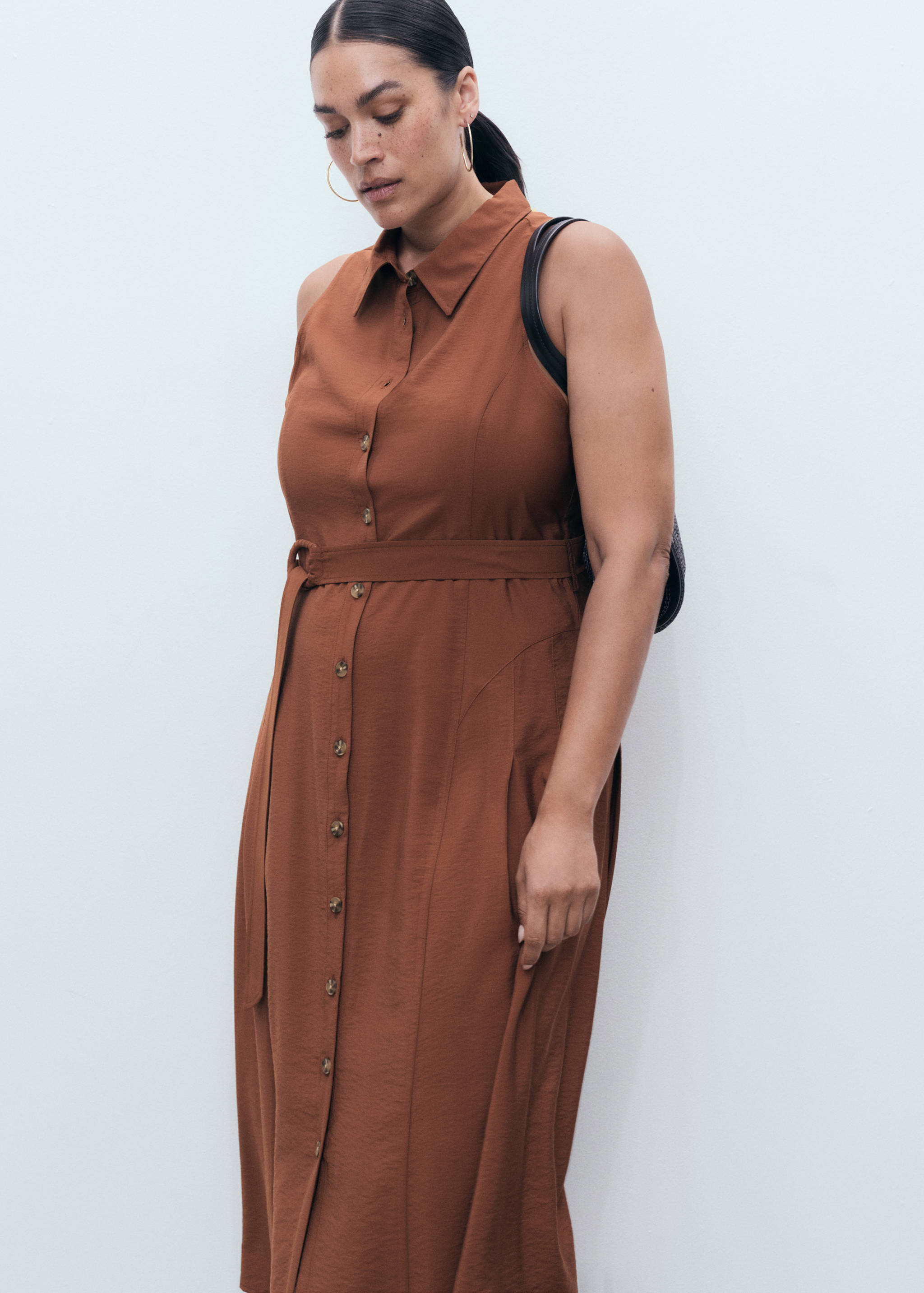 Belt shirt dress - Details of the article 5