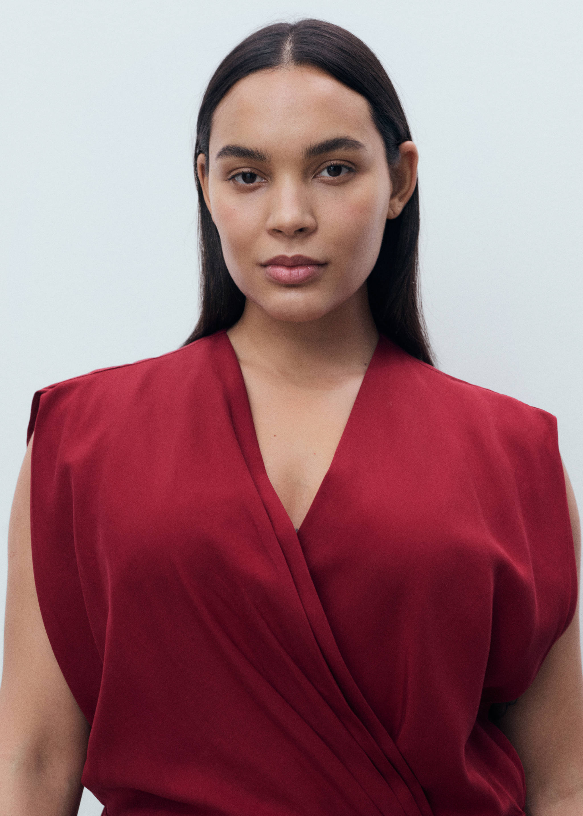 Lyocell wrap dress - Details of the article 4