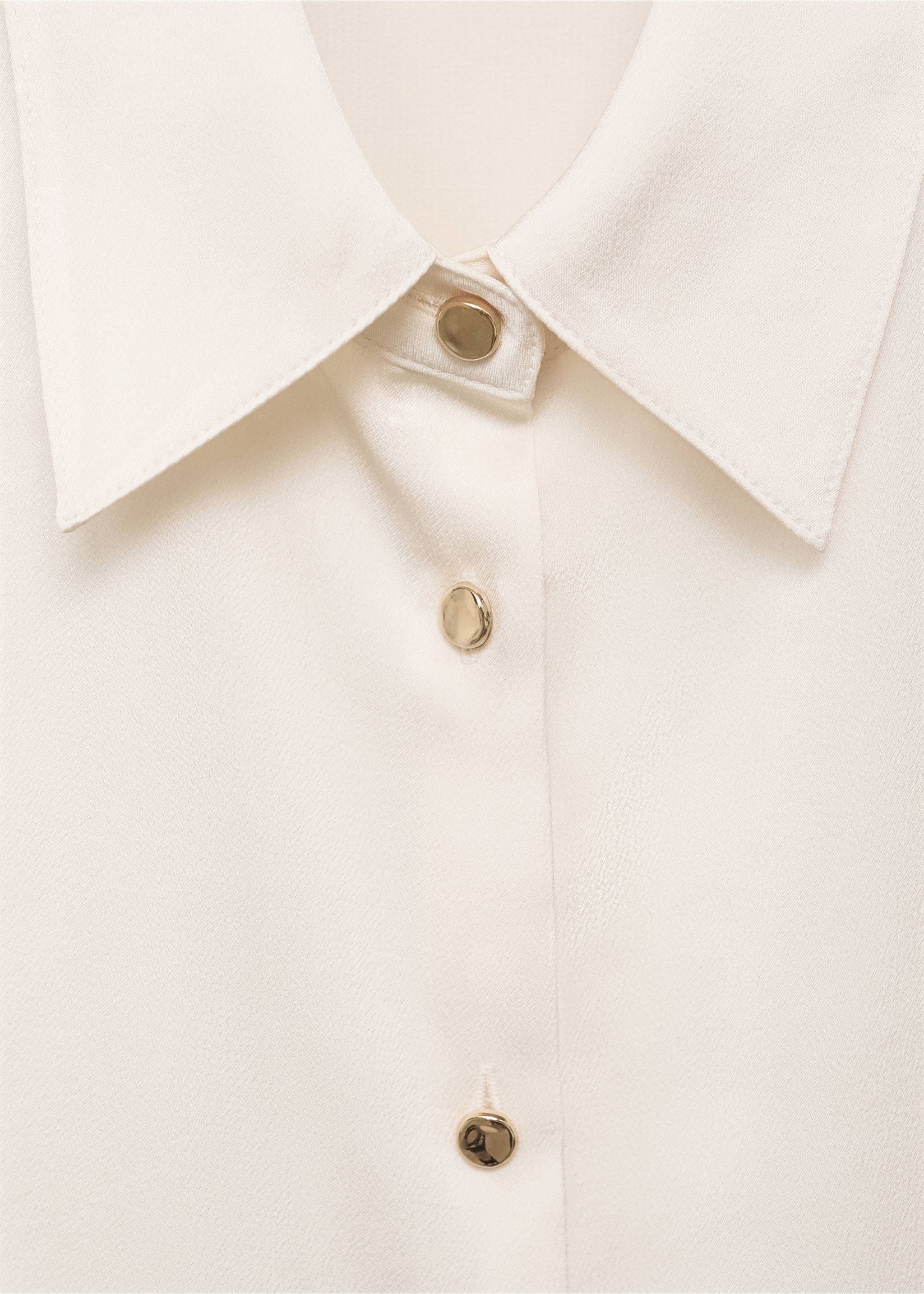 Chemise fluide satinée - Détail de l'article 8, Écru. Ref: 17014087-00.