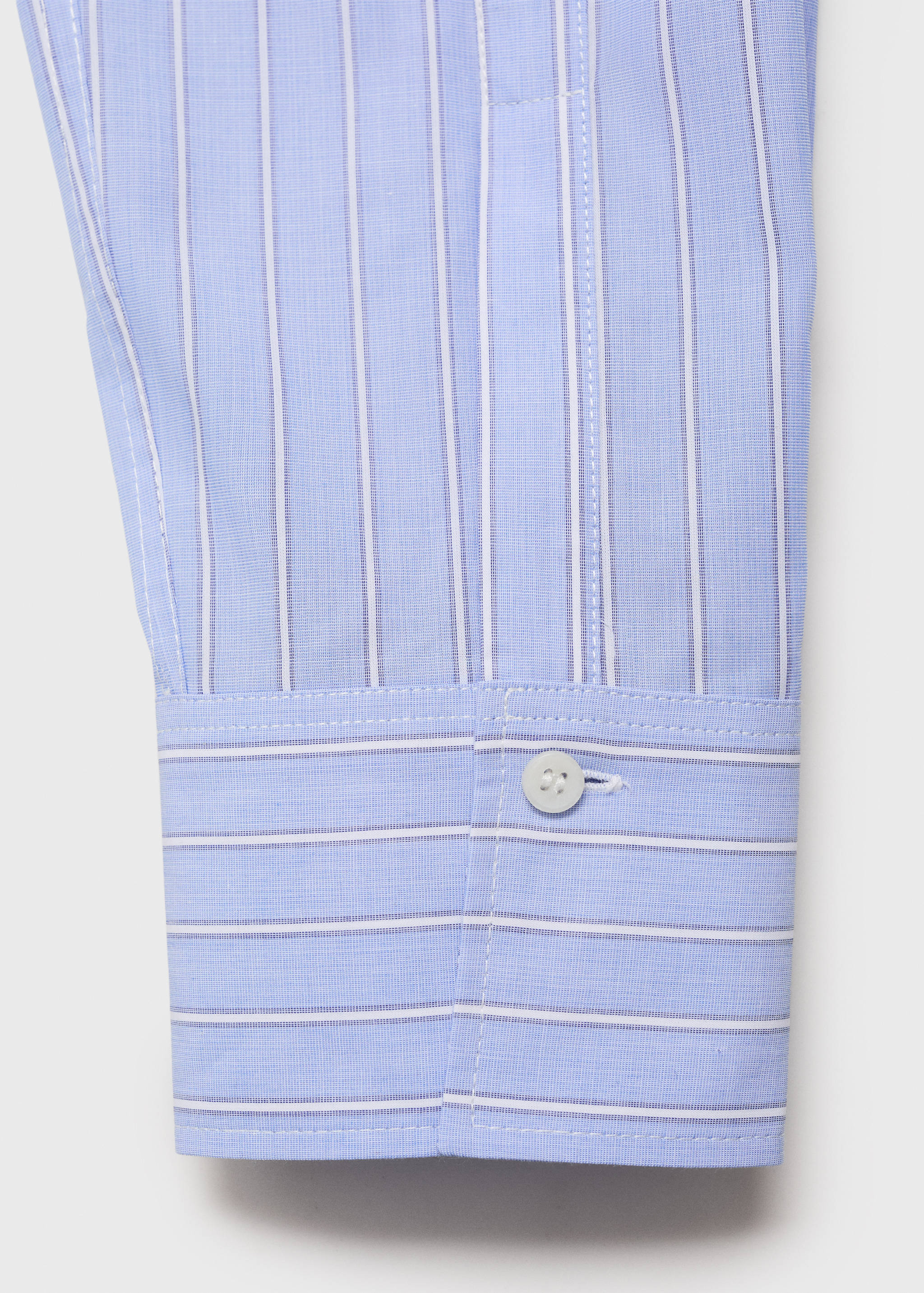 Chemise droite mélange coton et lyocell - Détail de l'article 0