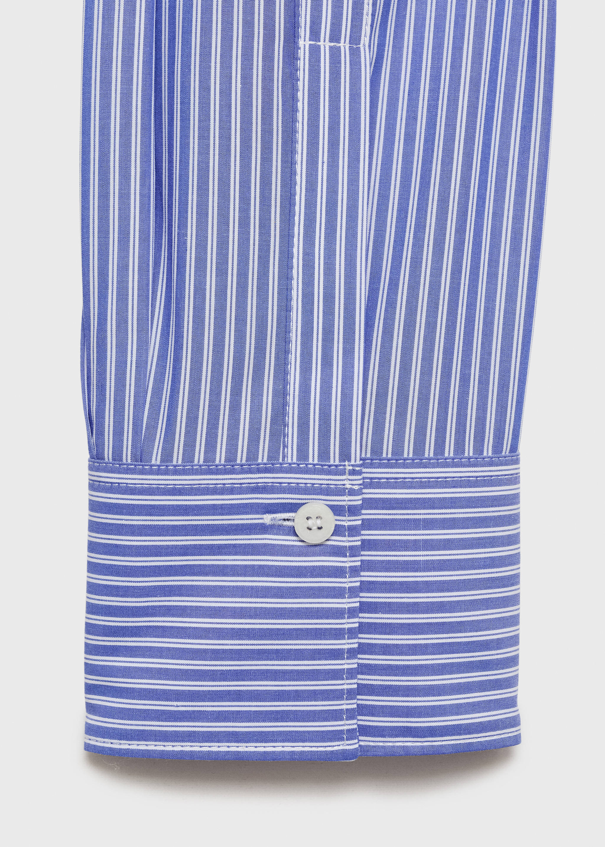 Chemise droite mélange coton et lyocell - Détail de l'article 0