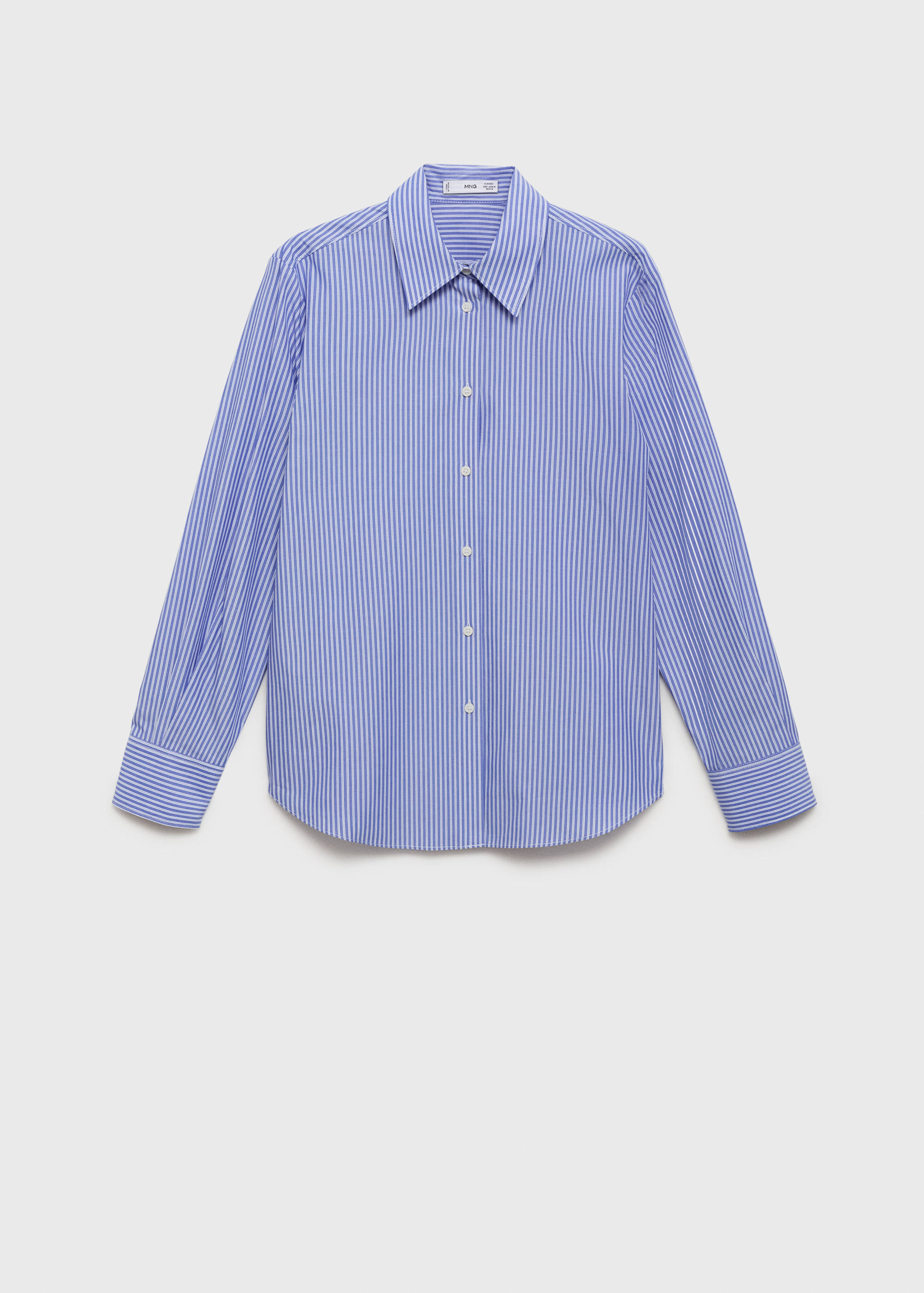 Camisa recta mezcla algodón y lyocell - Artículo sin modelo