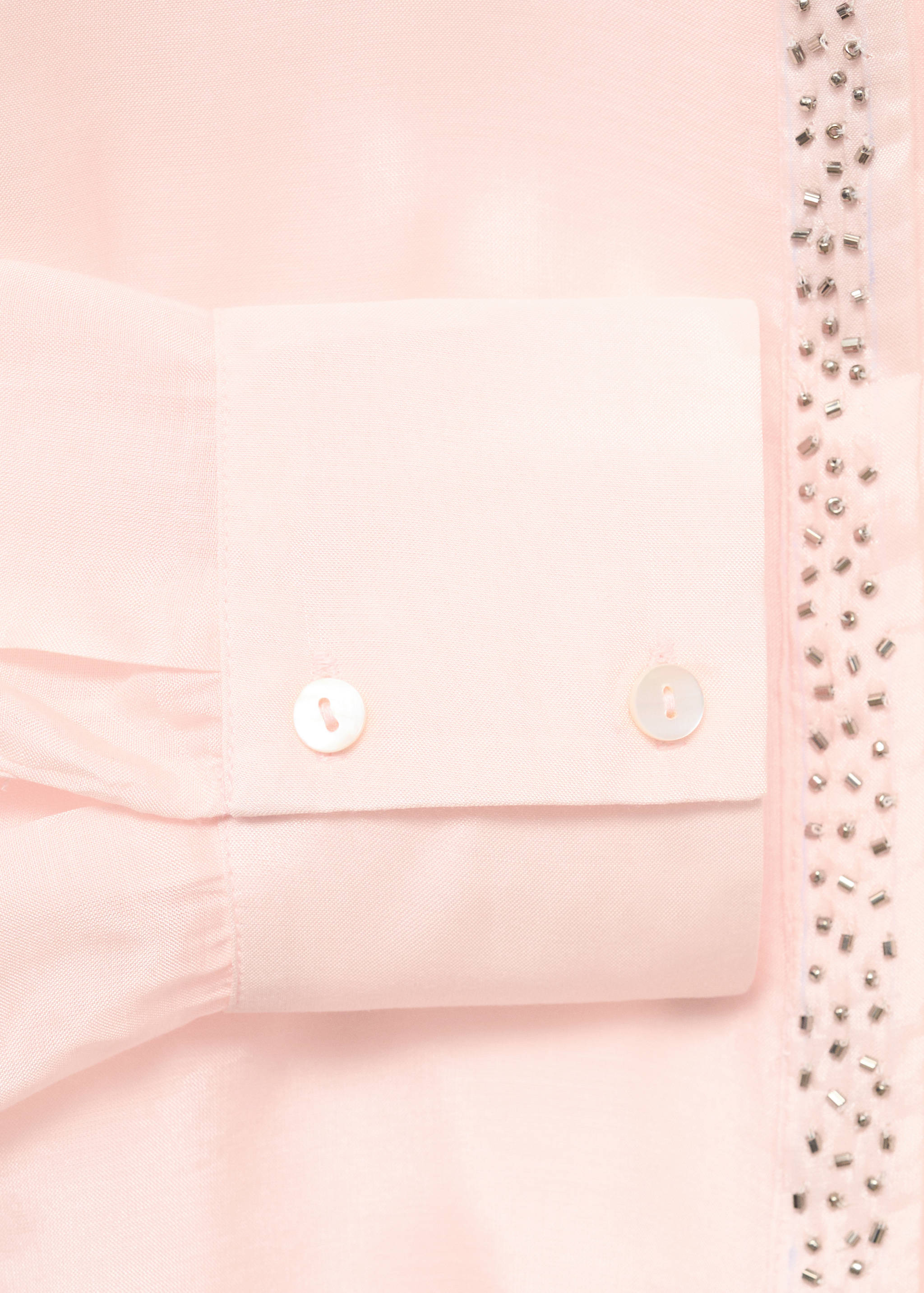 Camisa de modal com strass - Pormenor do artigo 0