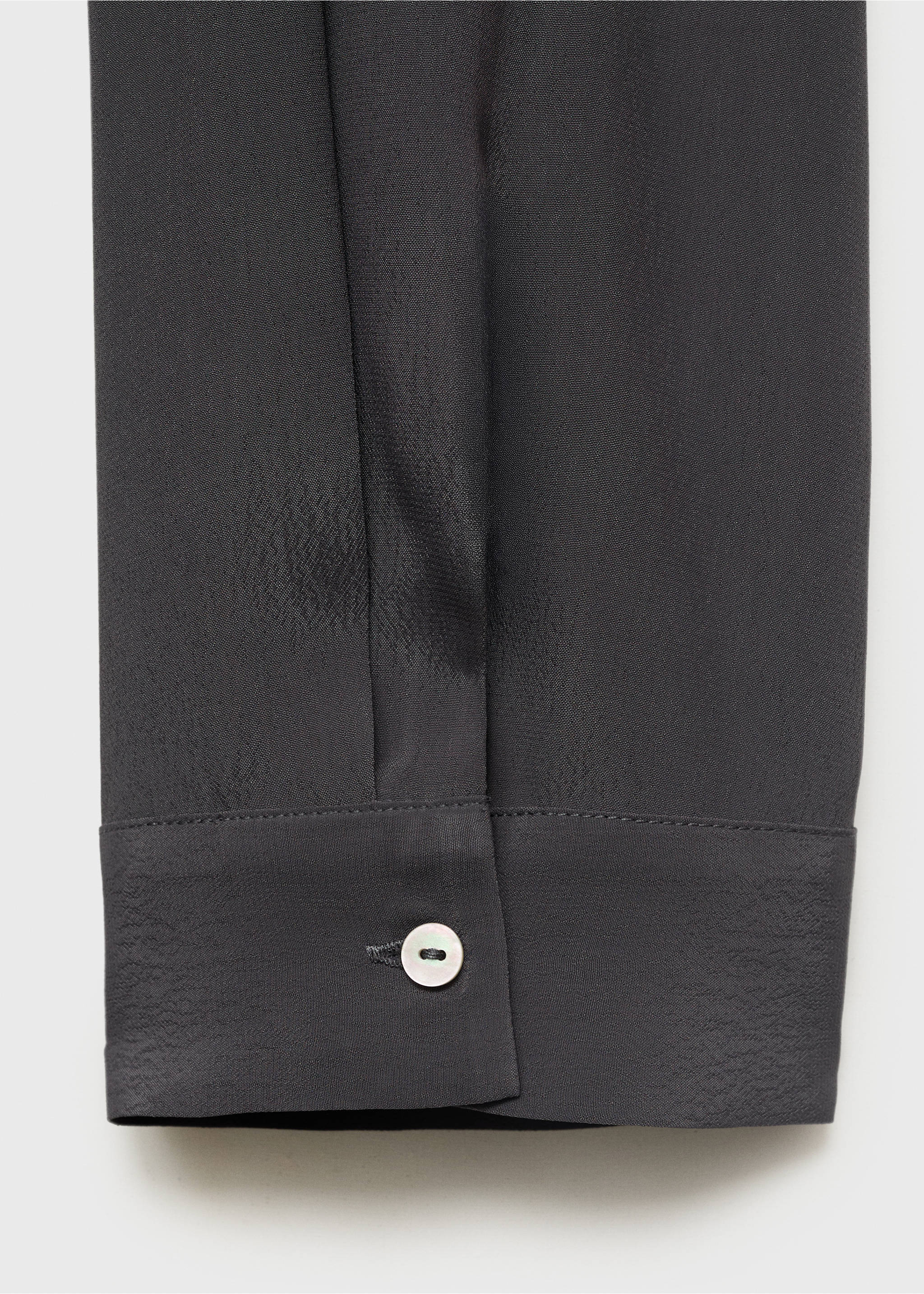 Oversize flowy shirt - Details of the article 0, Medium Grey. Ref: 17014090-00.