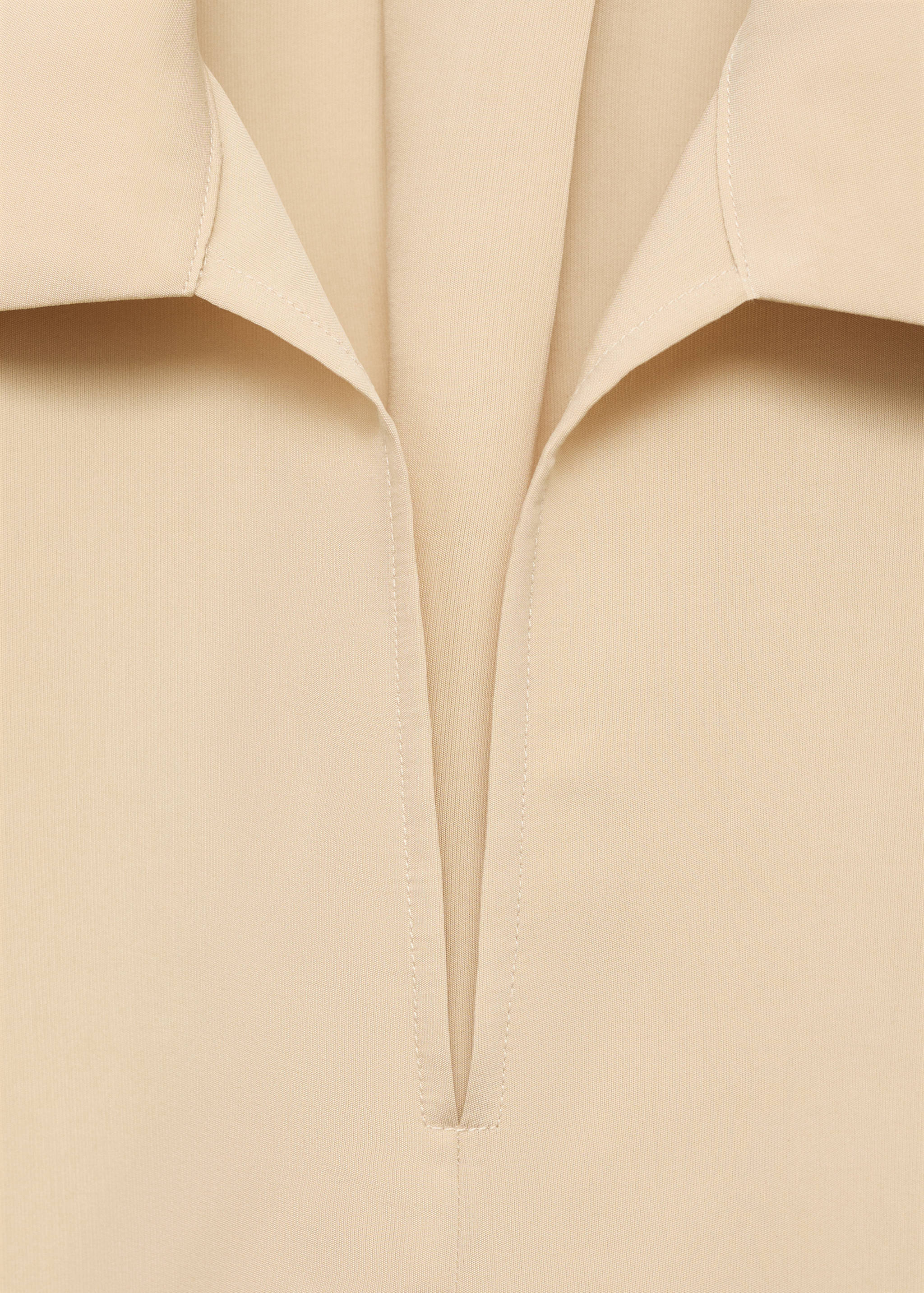 Oversized three-quarter sleeve shirt - Details of the article 8