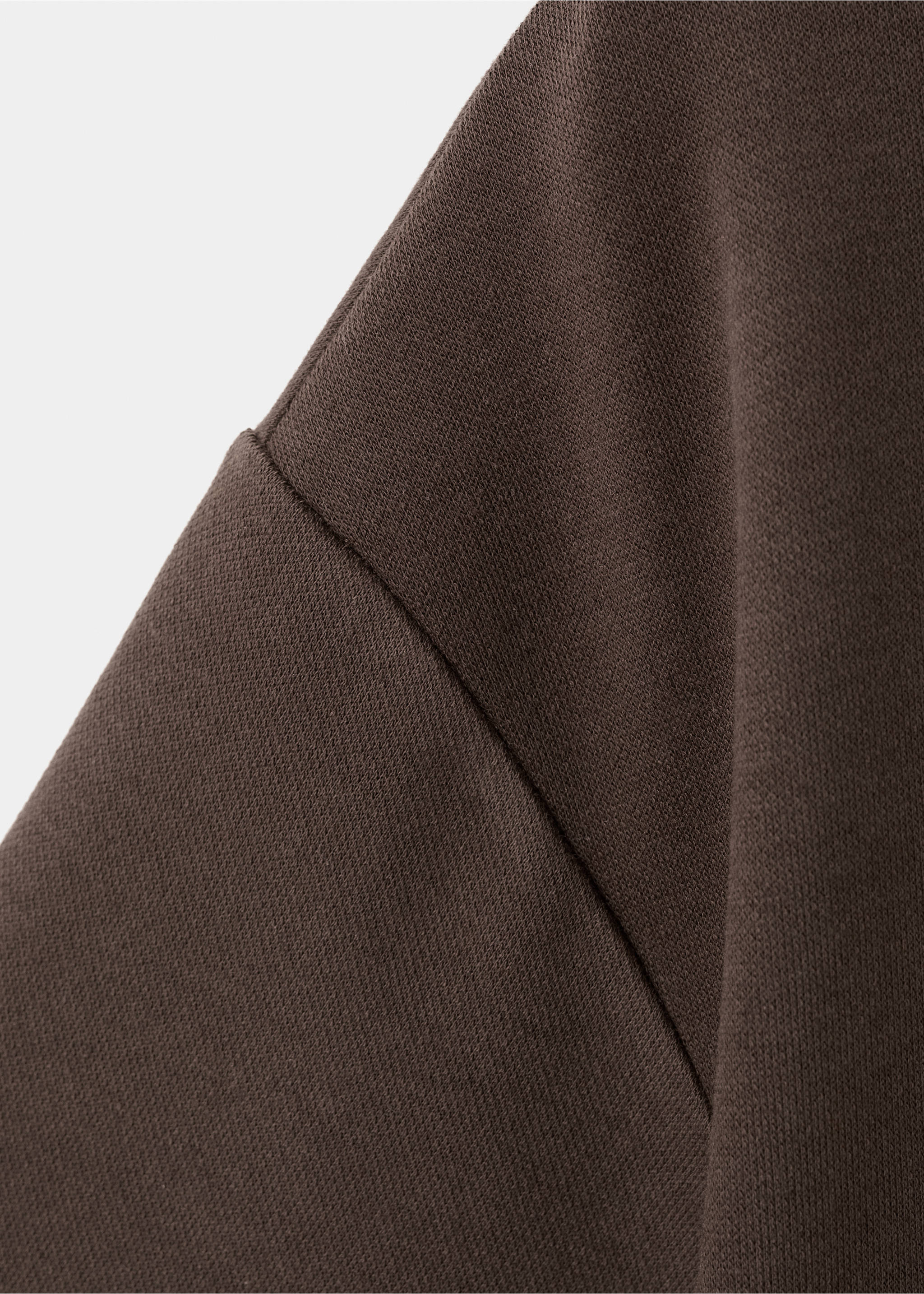 Cotton short-sleeved t-shirt - Details of the article 8, Brown. Ref: 17014099-00.