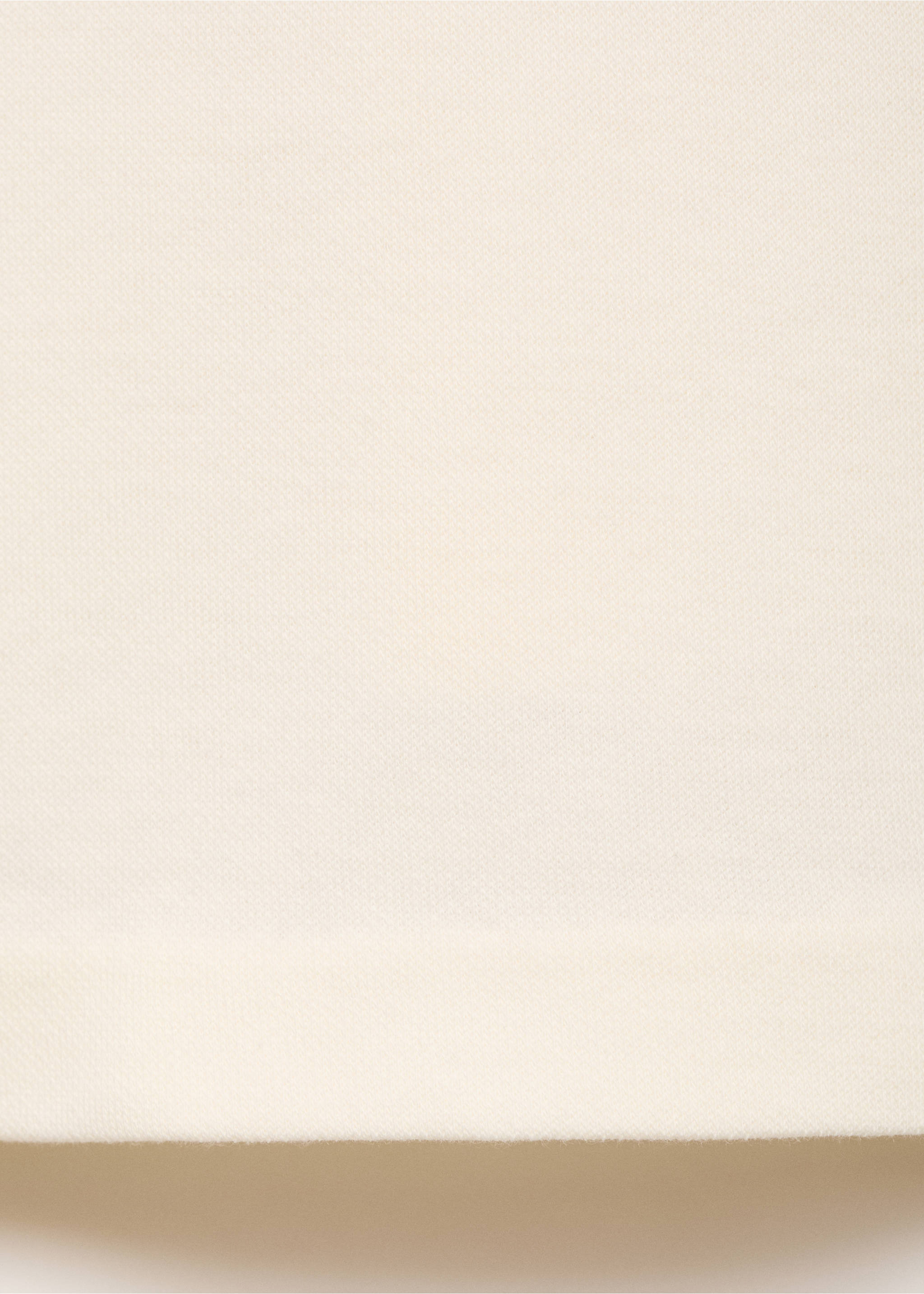 Cotton maternity t-shirt - Details of the article 0, Ecru. Ref: 17014100-00.