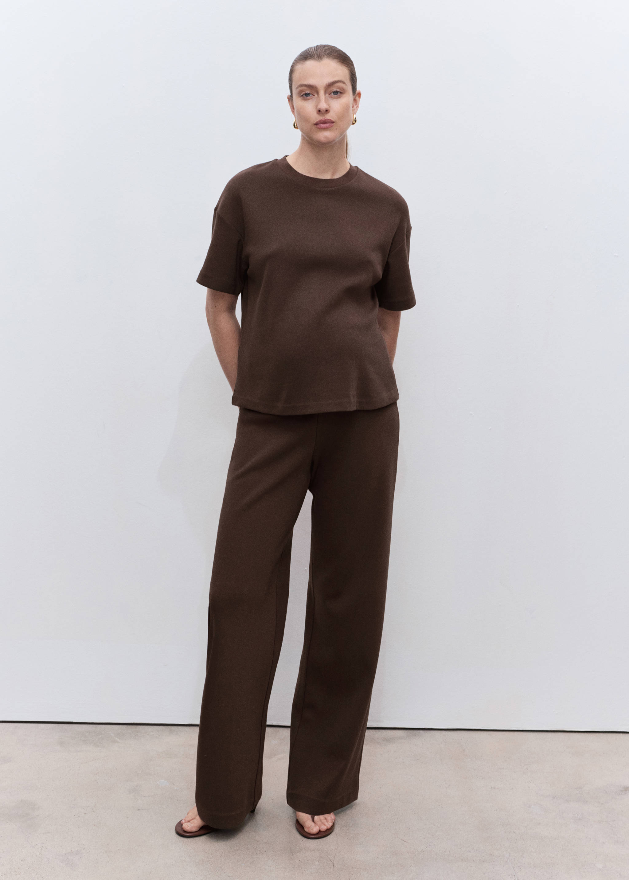 Cotton maternity t-shirt - General plane