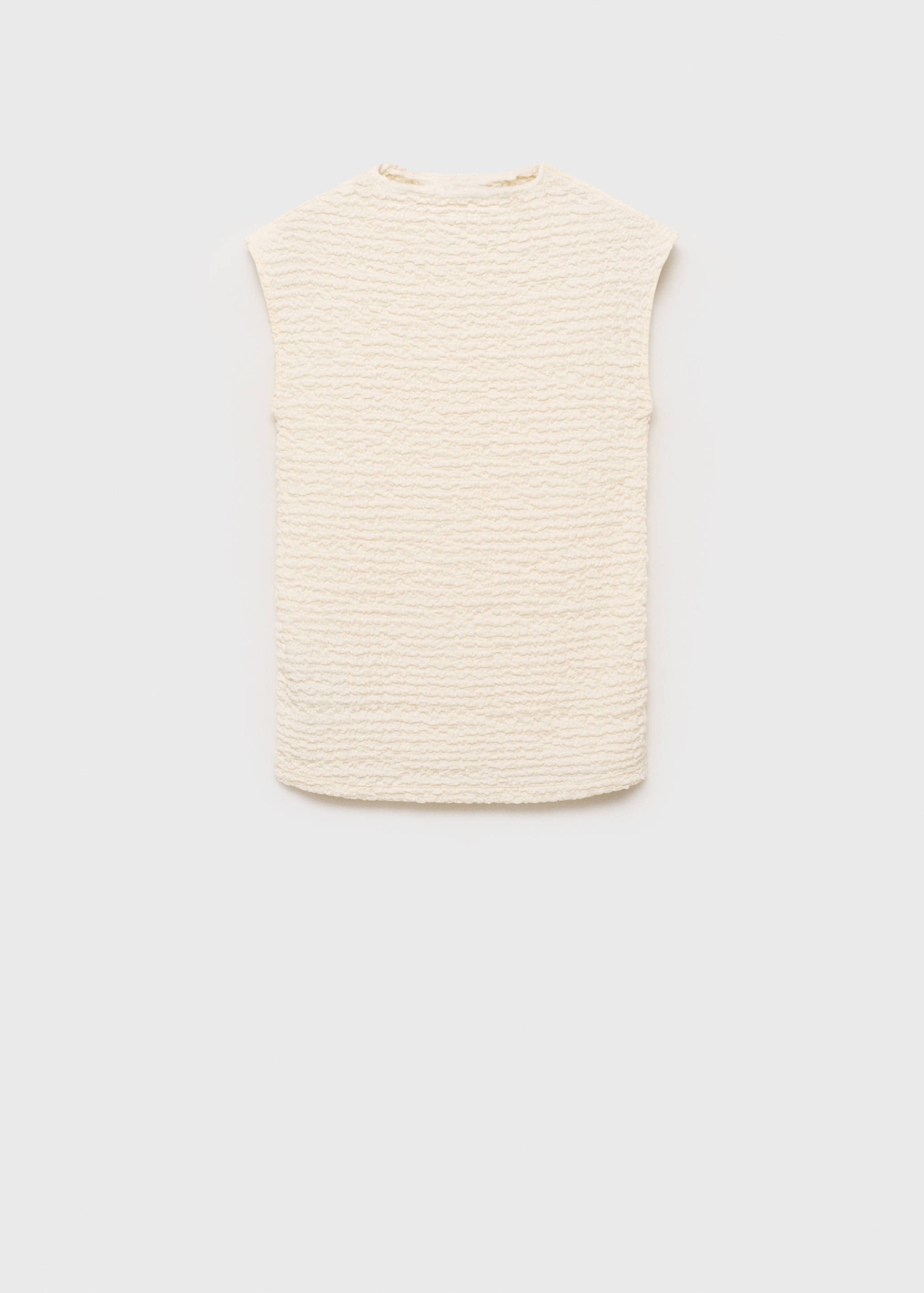 Топ из хлопкового крепа для будущих мам - Изделие без модели