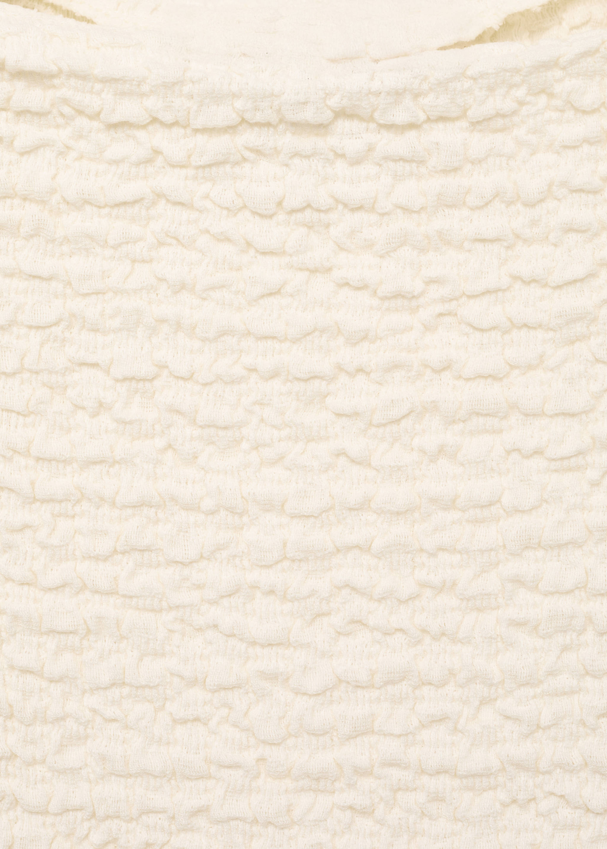 Топ из хлопкового крепа для будущих мам - Деталь изделия 0