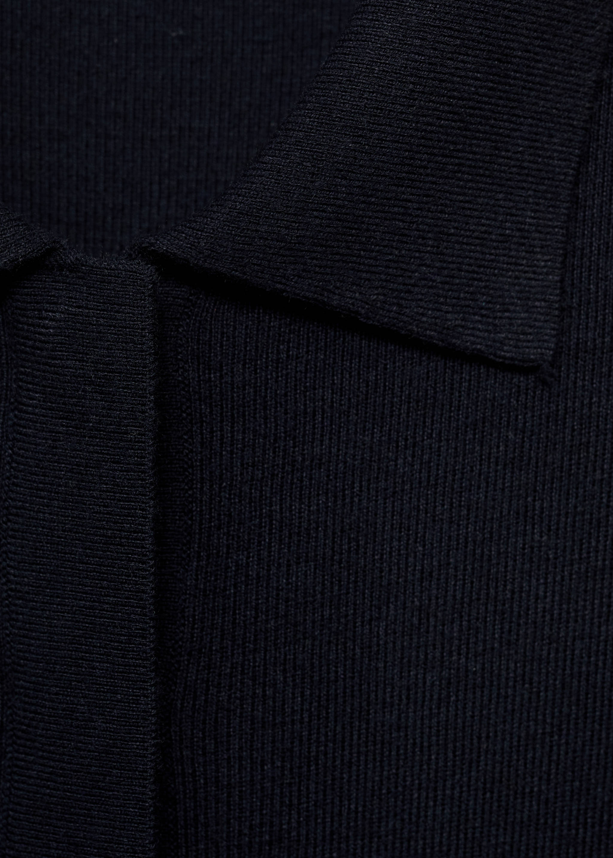 Stickad kortärmad tröja tenniskrage - Detaljer om artikeln 8