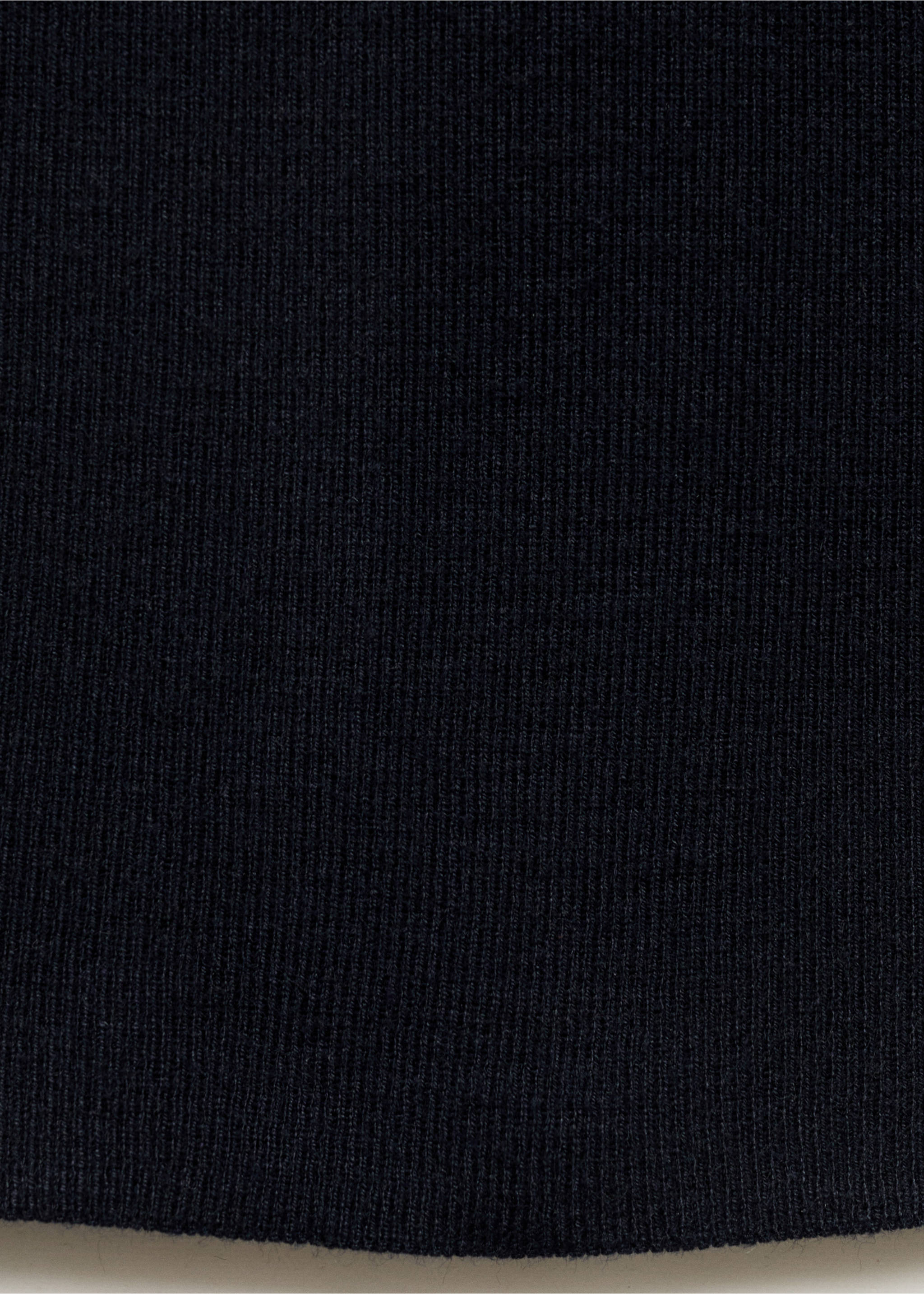 Short-sleeved polo-neck sweater - Details of the article 0, Navy. Ref: 17014105-00.