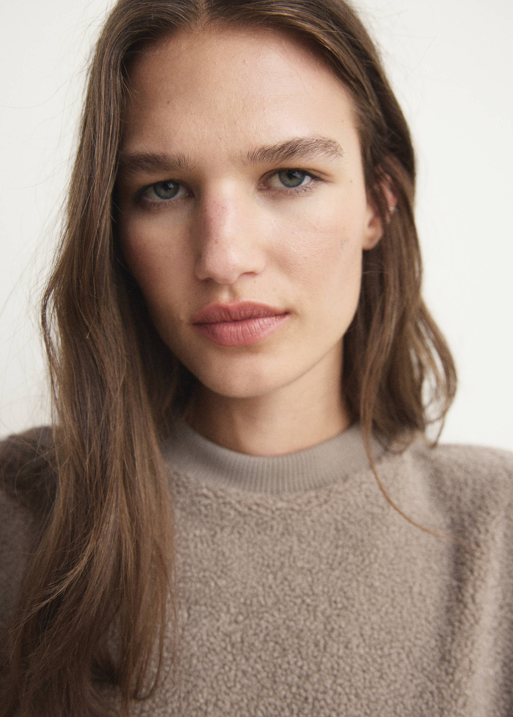 قميص بيجامة جلد الغنم - تفاصيل المنتج 1