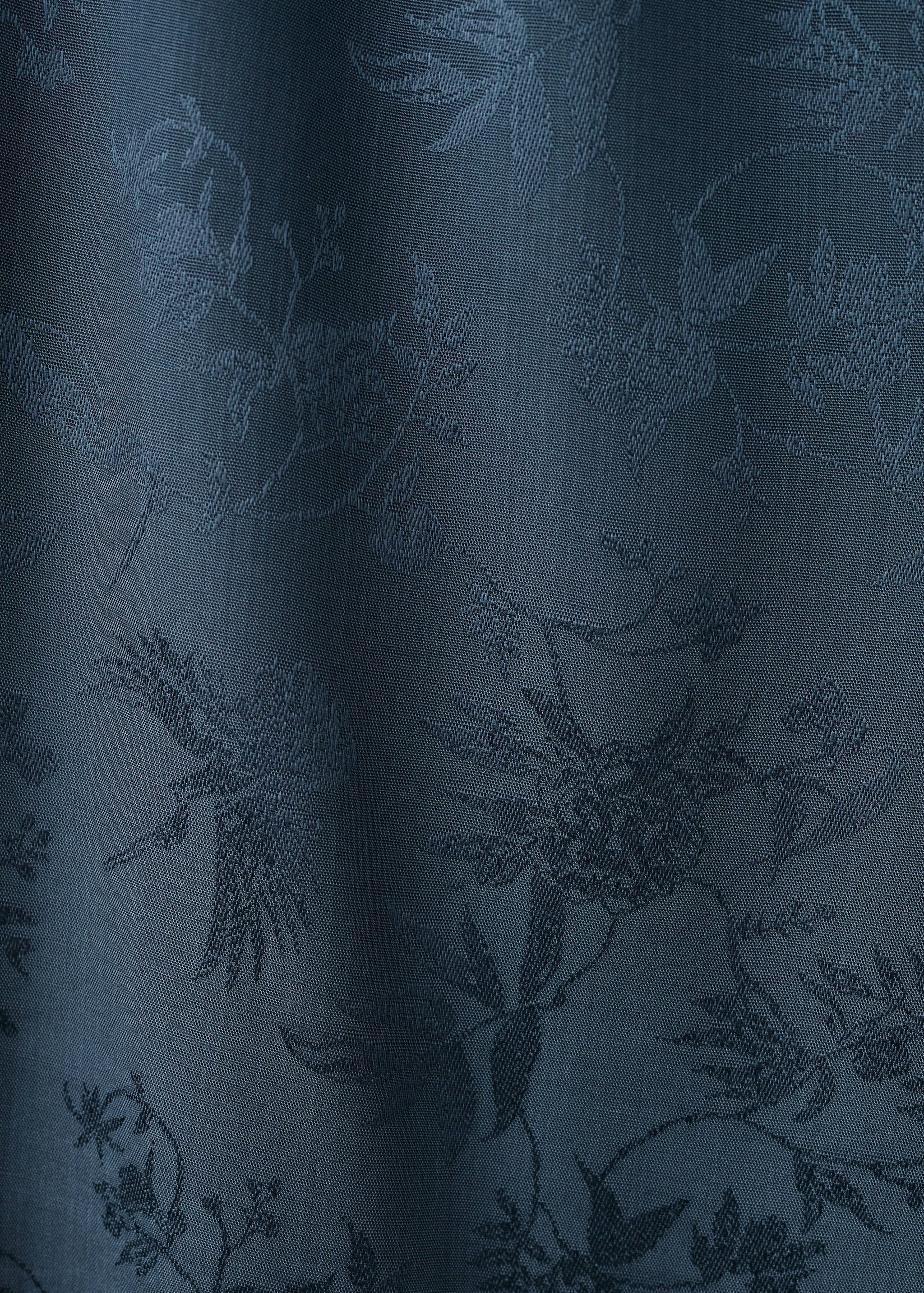 Jacquard satin pajama pants - Details of the article 0