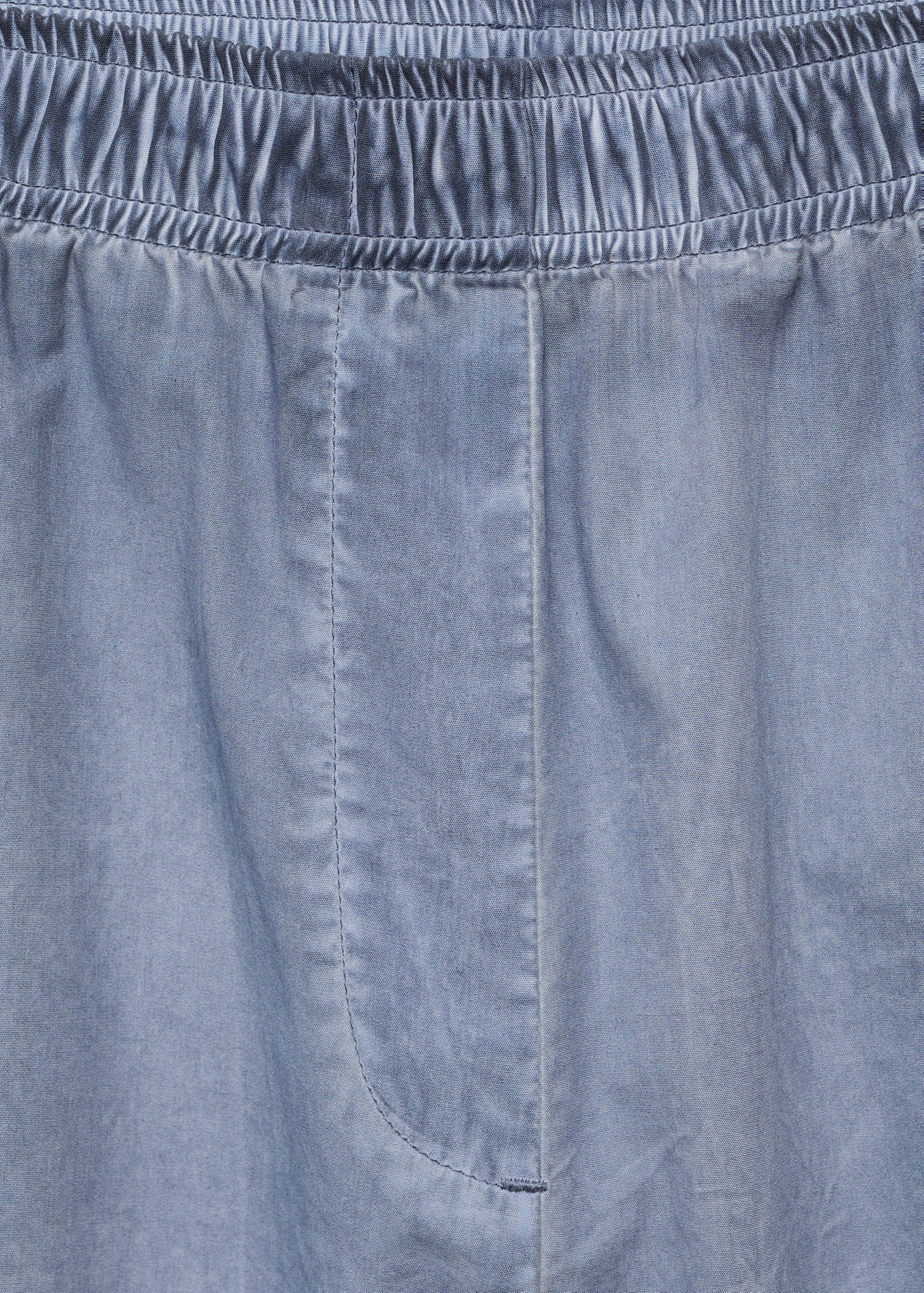 Garment-dyed cotton long trousers - Details of the article 8