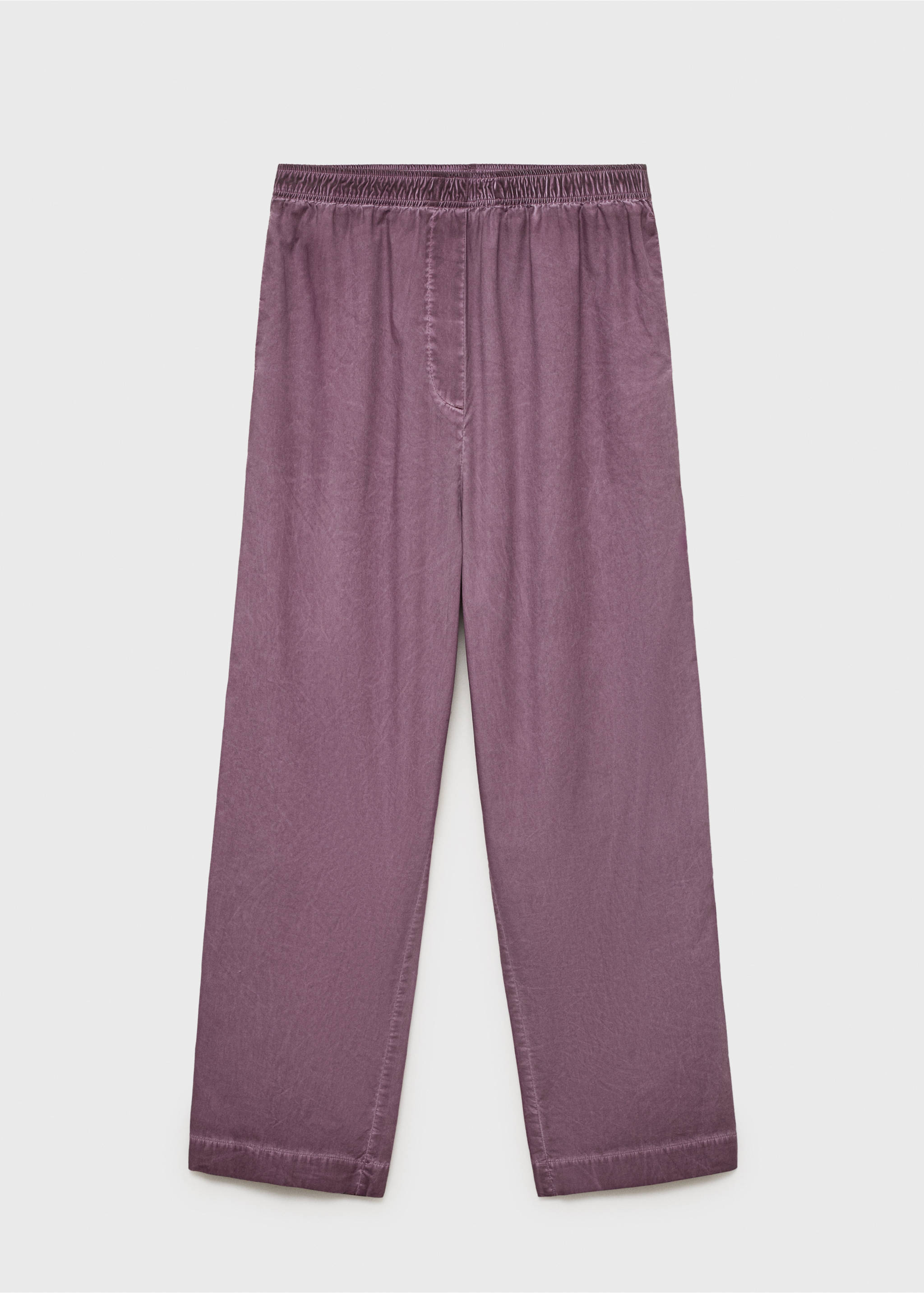 Chemise coton garment-dyed - Article sans modèle, Prune. Ref: 17014112-00.