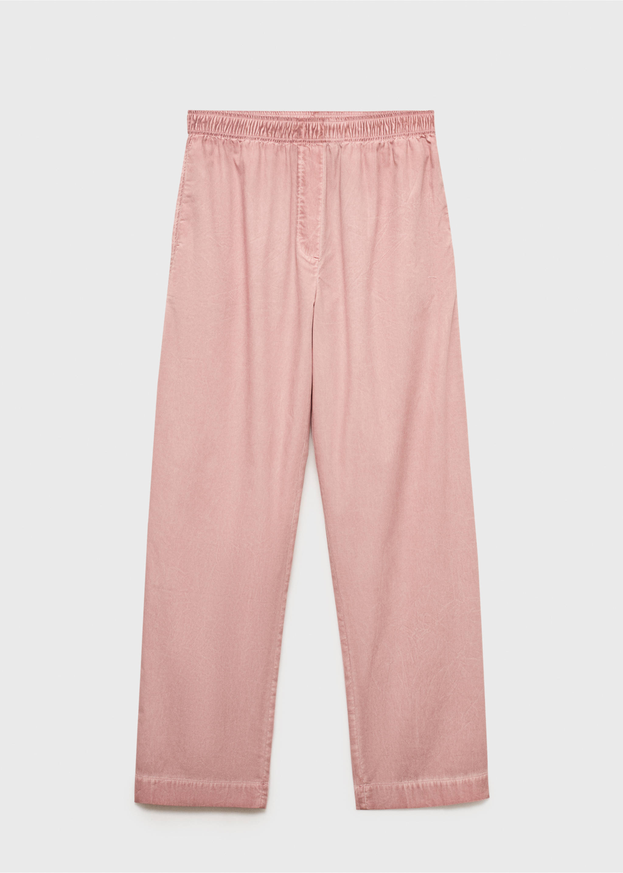 Chemise coton garment-dyed - Article sans modèle, Rose géranium. Ref: 17014112-00.