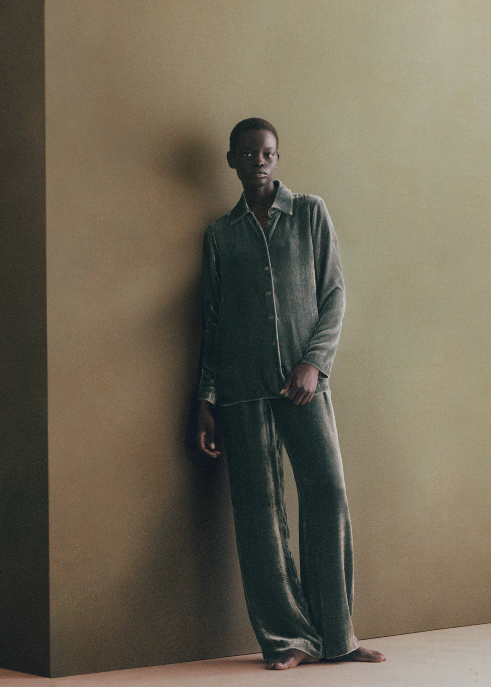 Pantaloni din catifea și mătase - Detaliu al articolului 6