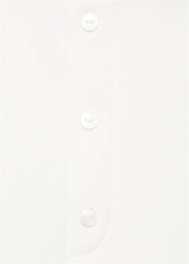 Long rib-knit trousers — Ivory White
